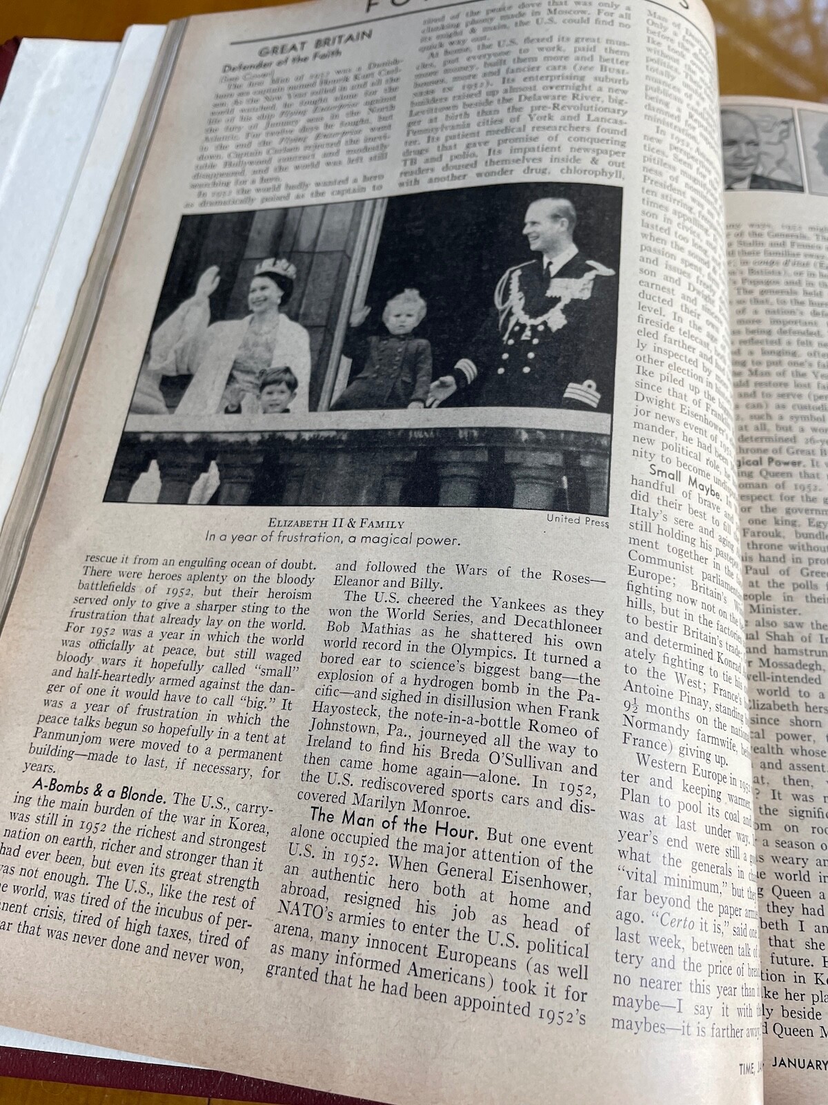 TIME Magazine – Original Bound Volume – January-March 1953 – Rare time capsule!