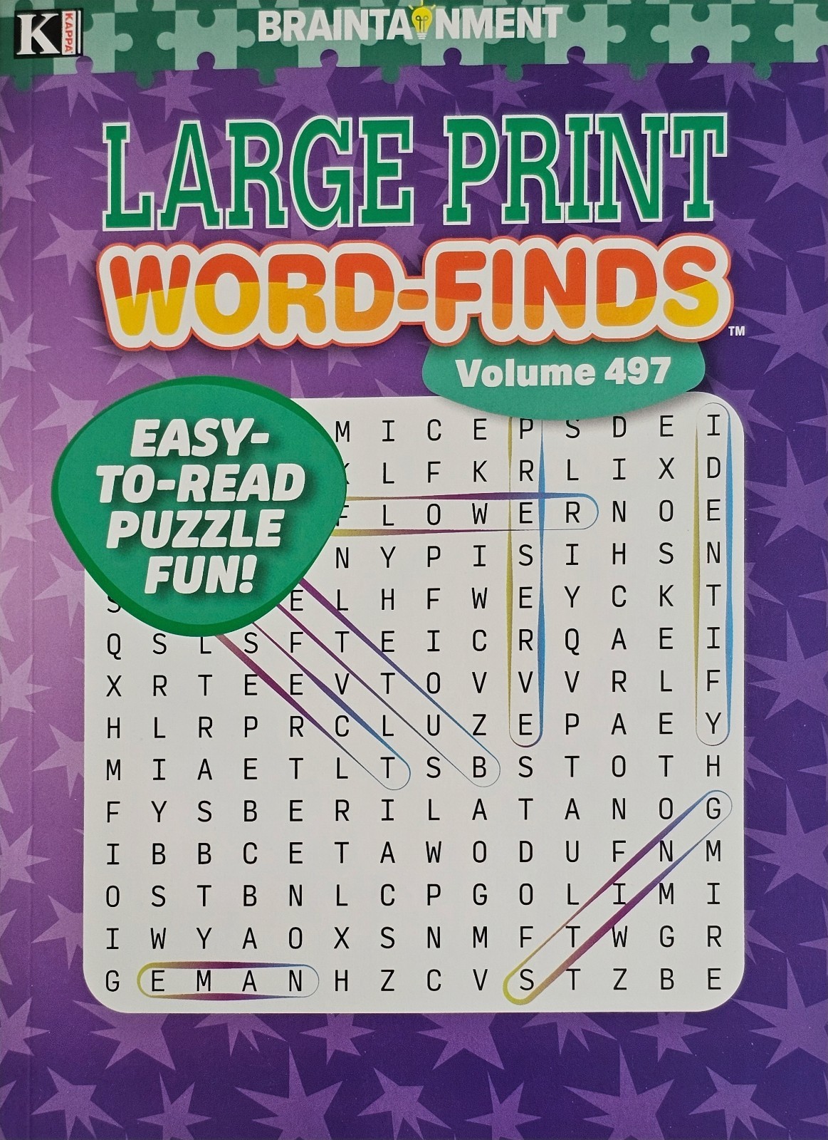 5 New Large Print Word-Finds Puzzle Books Kappa Games Vol# 424-498 ~ Search,Hunt