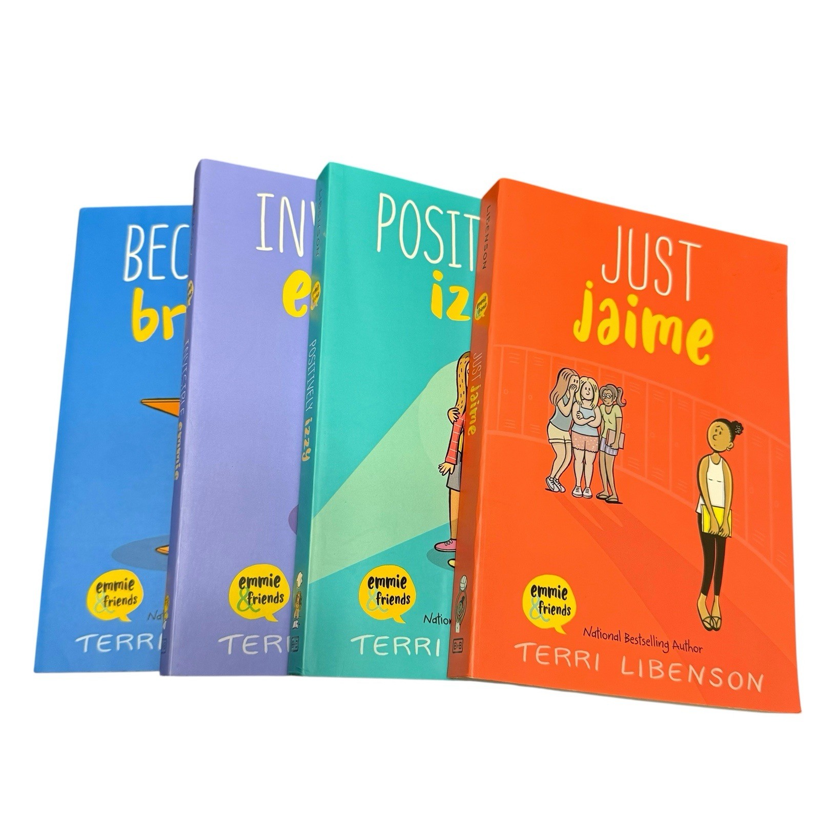 Terri Libenson Lot of 4 Paperback Emmie & Friends Girl’s Graphic Novels