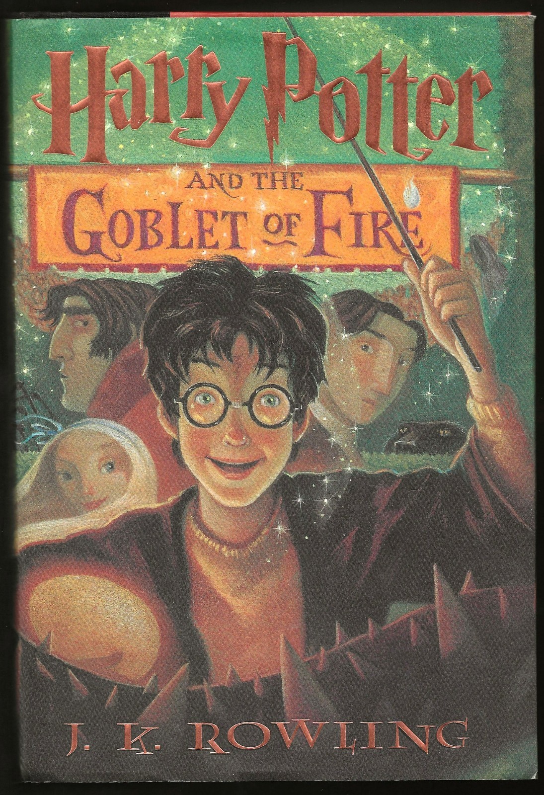 Harry Potter Chamber of Secrets, Prisoner of Azkaban, Goblet of Fire (1st Ed)