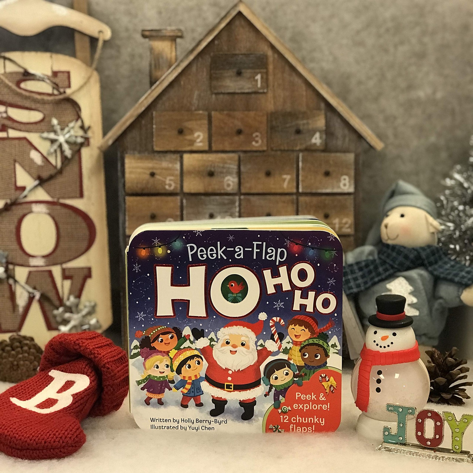 Ho Ho Ho! Christmas Lift-a-Flap Board Book for Kids Ages 0-4 (…