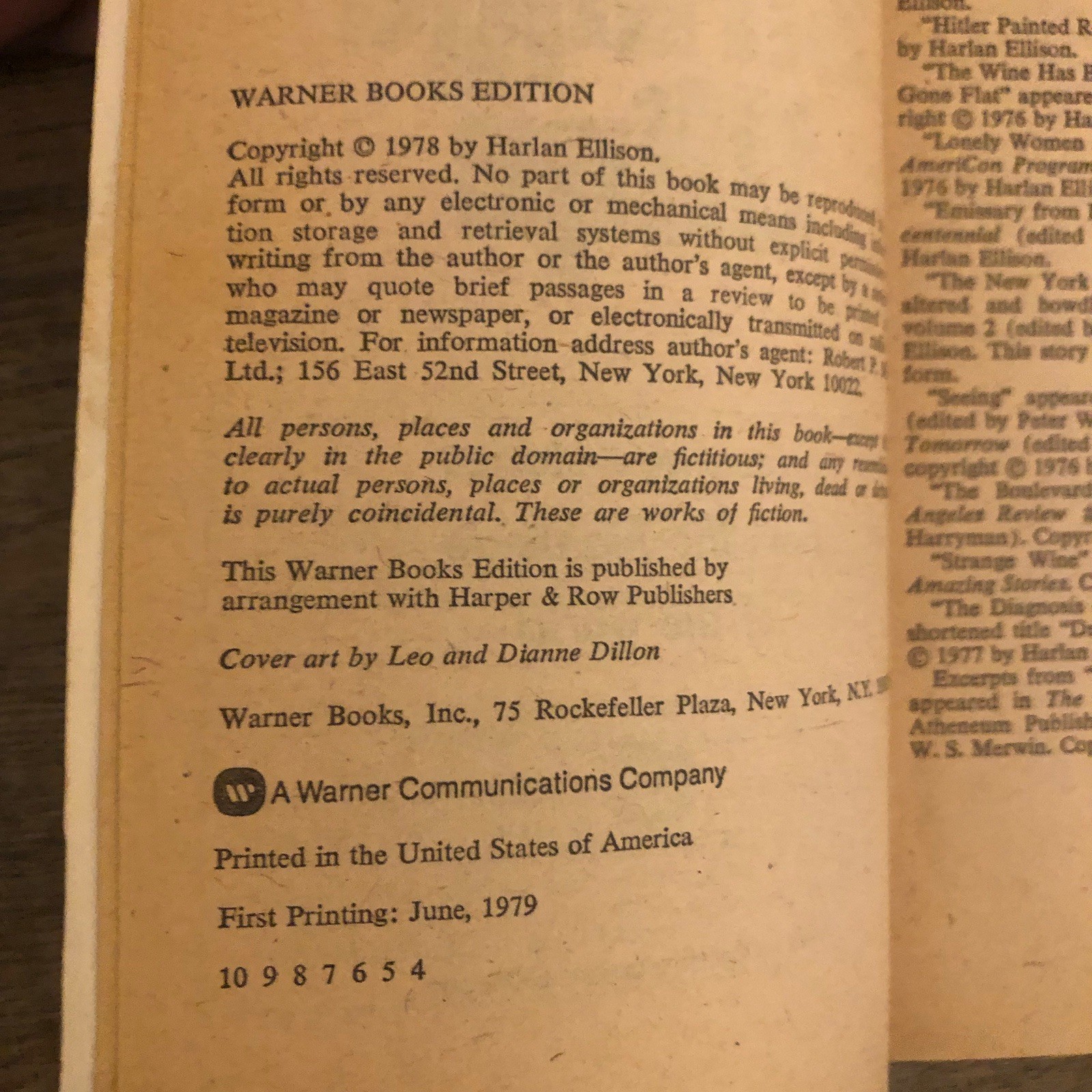 Harlan Ellison Strange Wine-pb Short Stories 1979