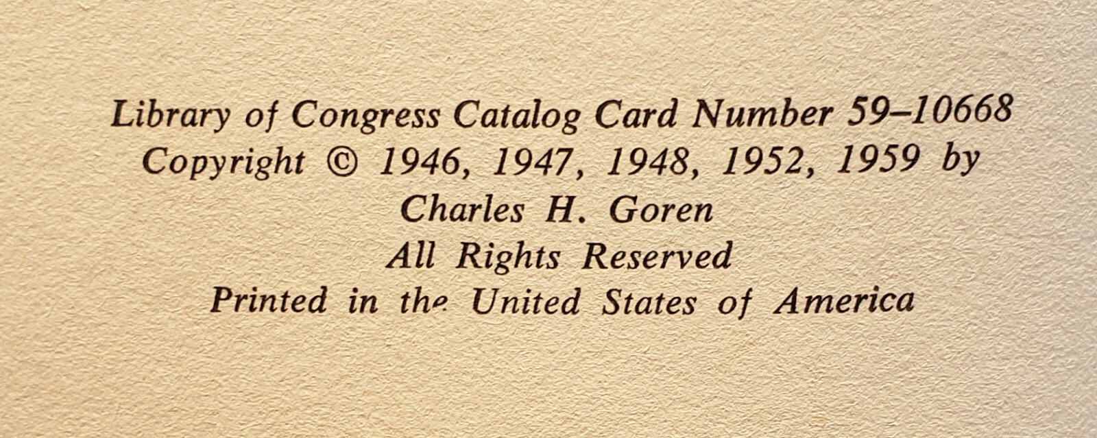 Charles H. Goren’s New Contract Bridge In A Nutshell – 1959 Hardcover 140 Pages