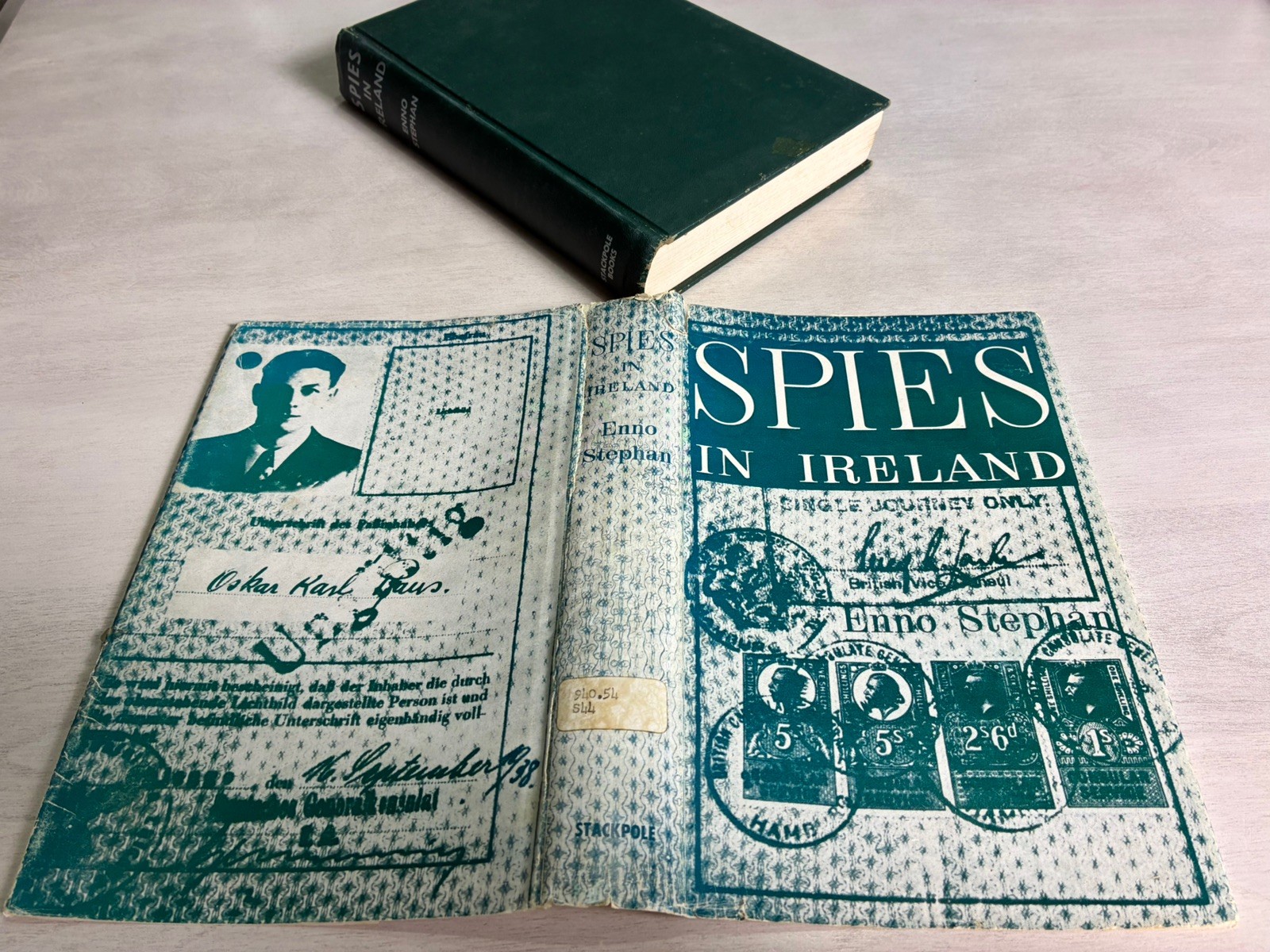 Spies in Ireland (1965) by Enno Stephan – 1st Edition, HC/DJ – Stackpole Books