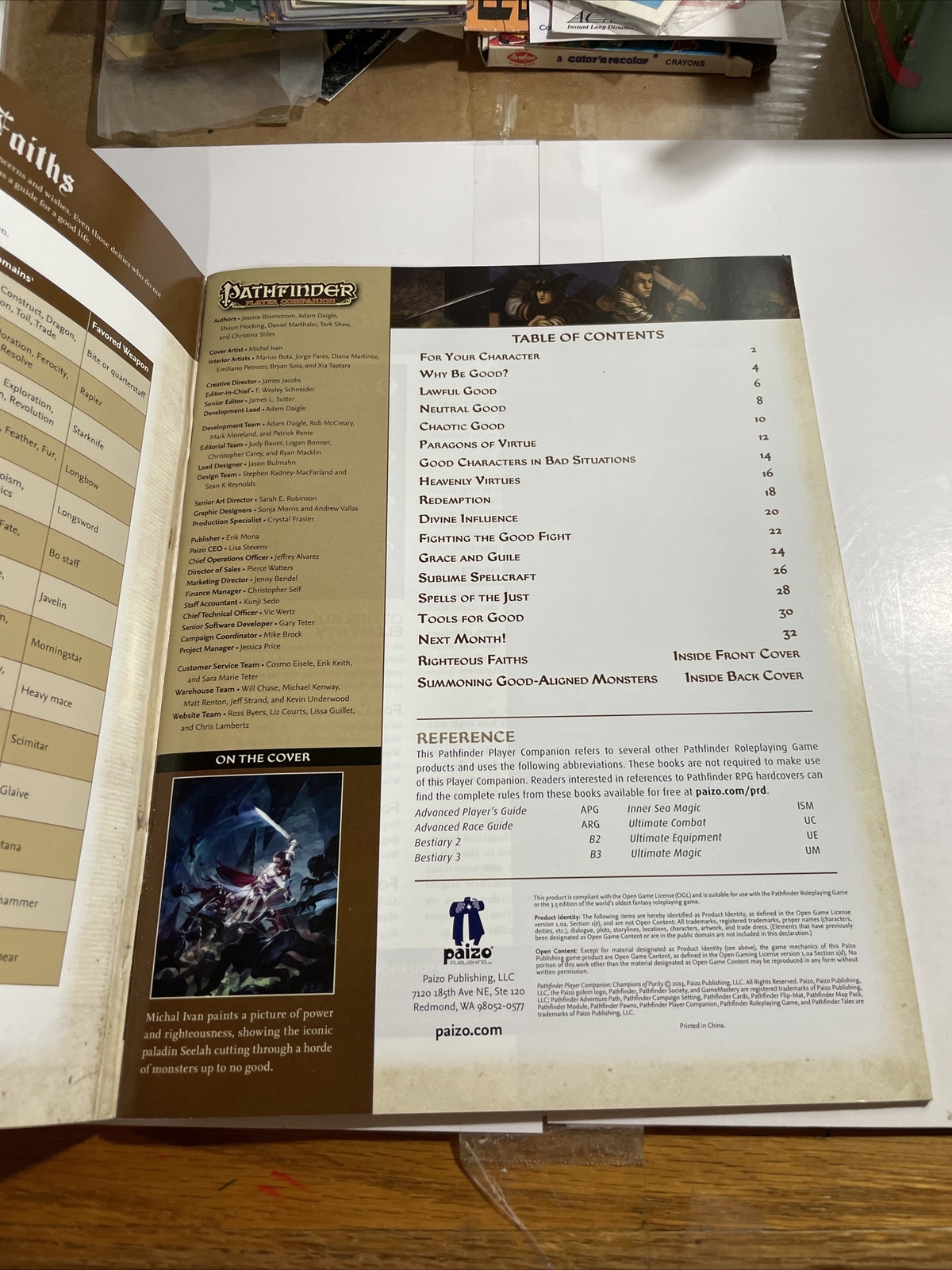 Champions of Purity by Paizo Publishing Staff (2013, Trade Paperback)