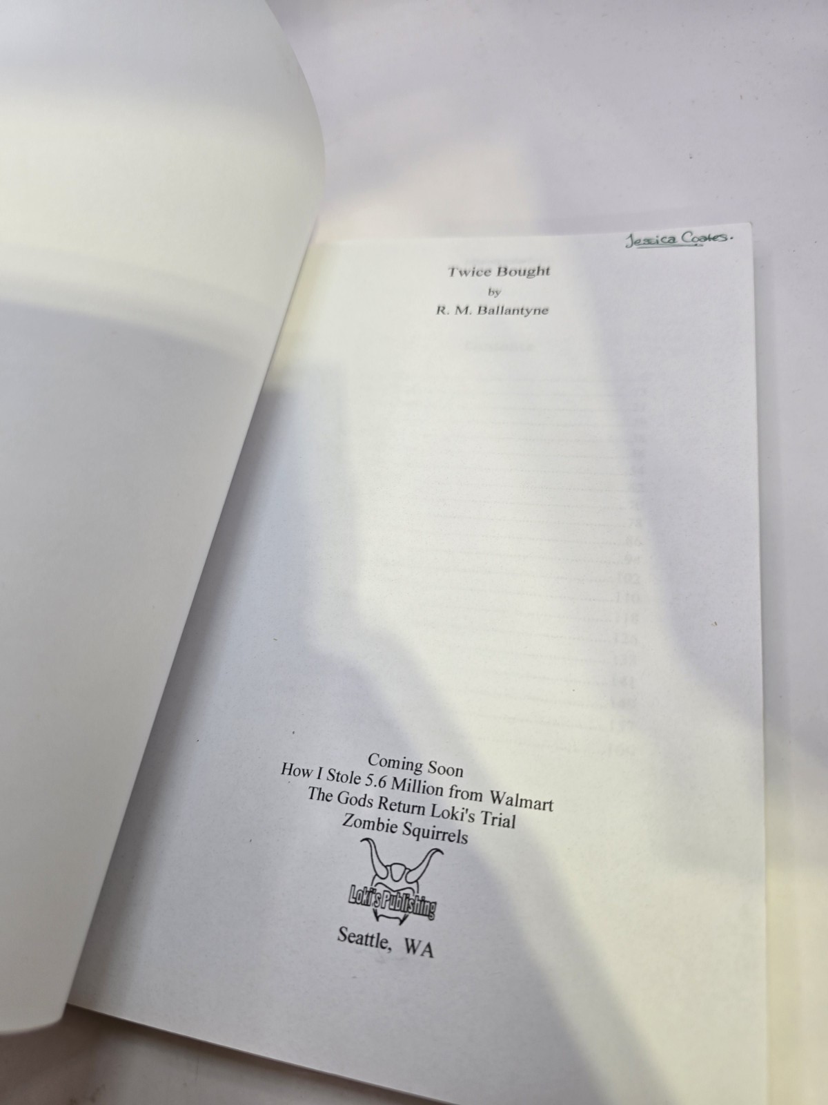 Twice Bought R.M. Ballantyne 2020 Paperback Loki’s Publishing