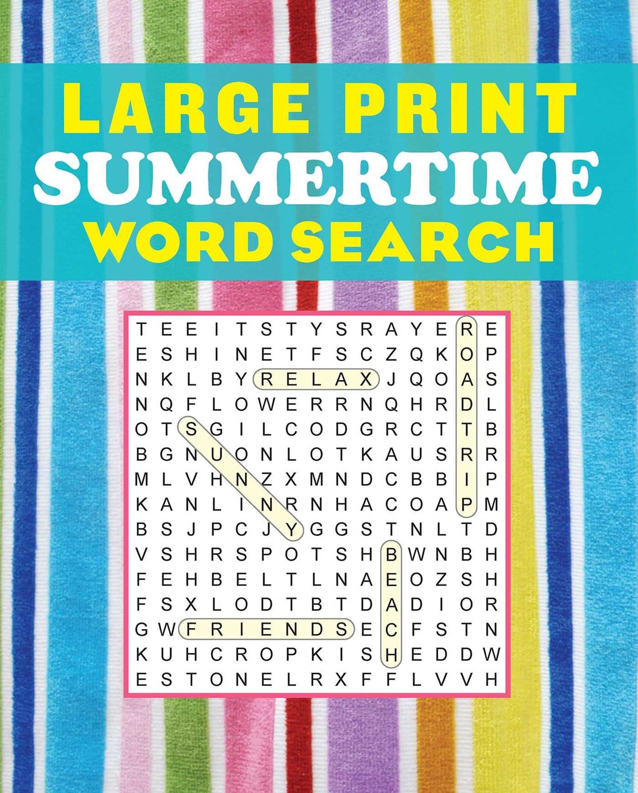 Large Print Summertime Word Search (Large Puzzle Books)