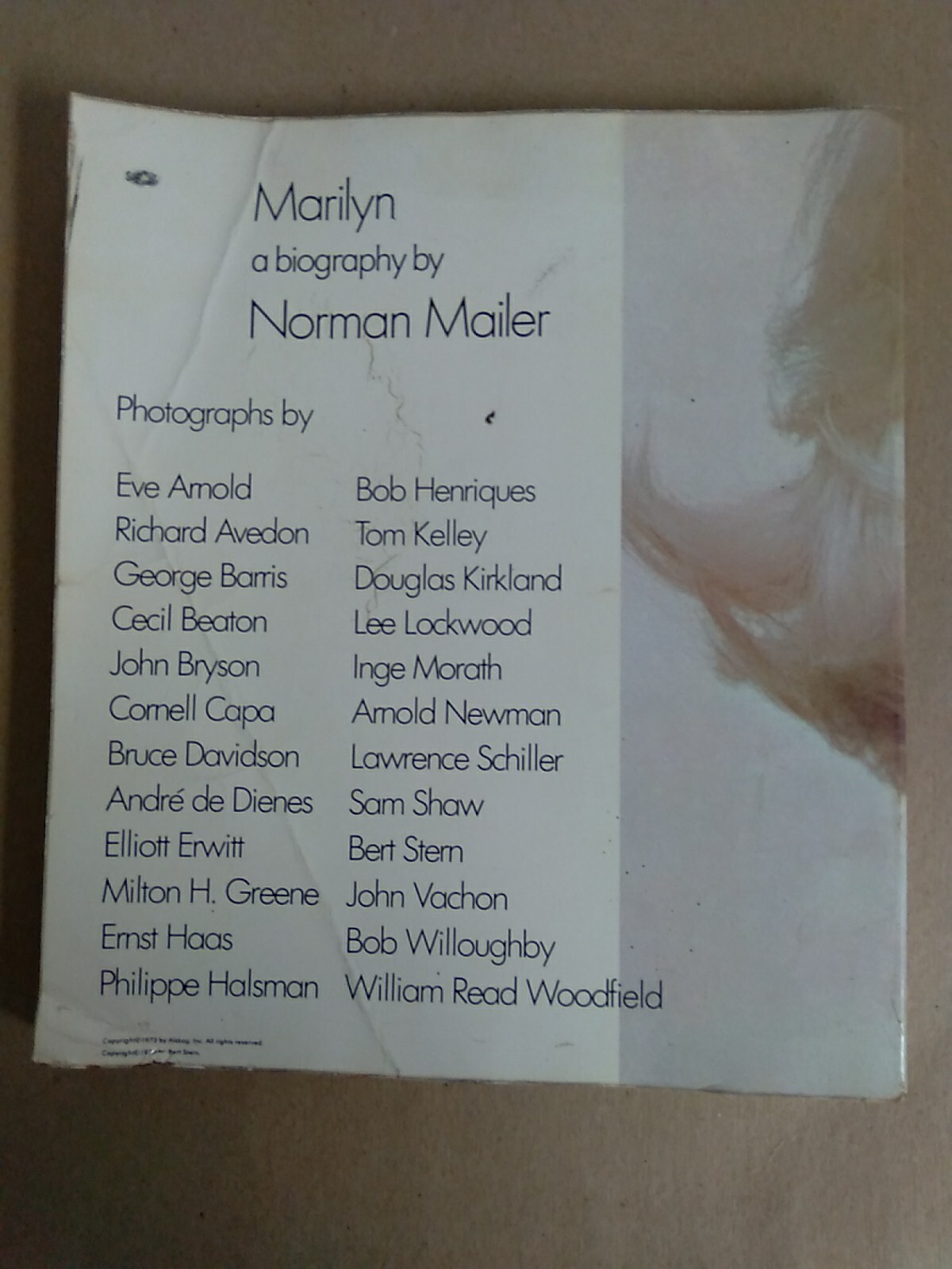 Marilyn a biography by Norman Mailer 1974 Large Softcover First PB Edition