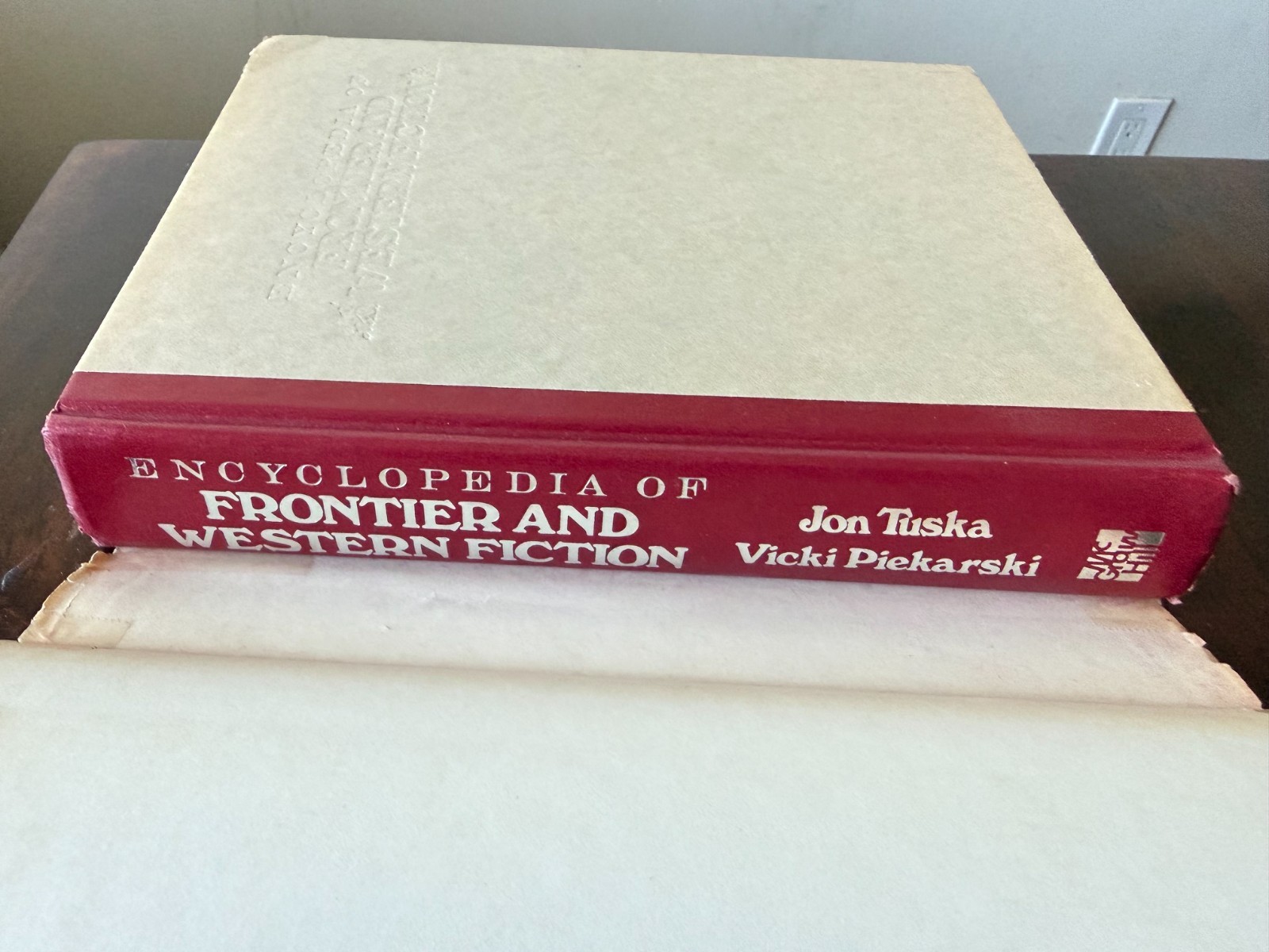 Encyclopedia of Frontier &Western Fiction 1983 Hardcover with DJ 1st Edition