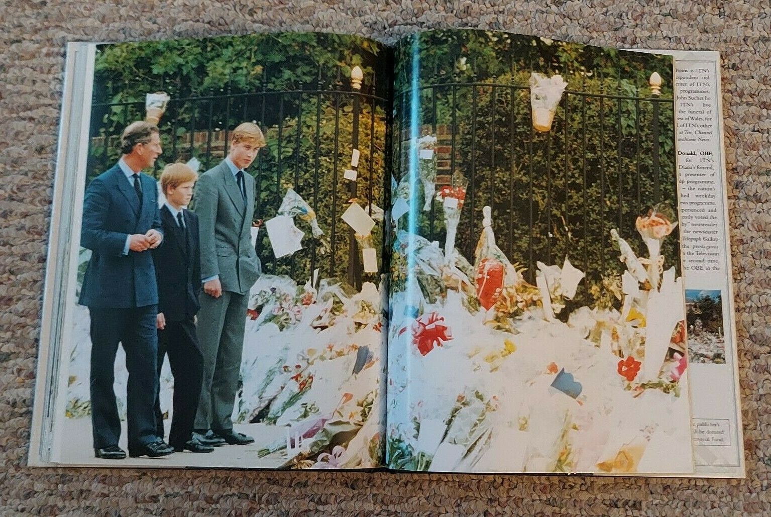 British Royalty Book – Diana, The People’s Princess, Commemorative Tribute