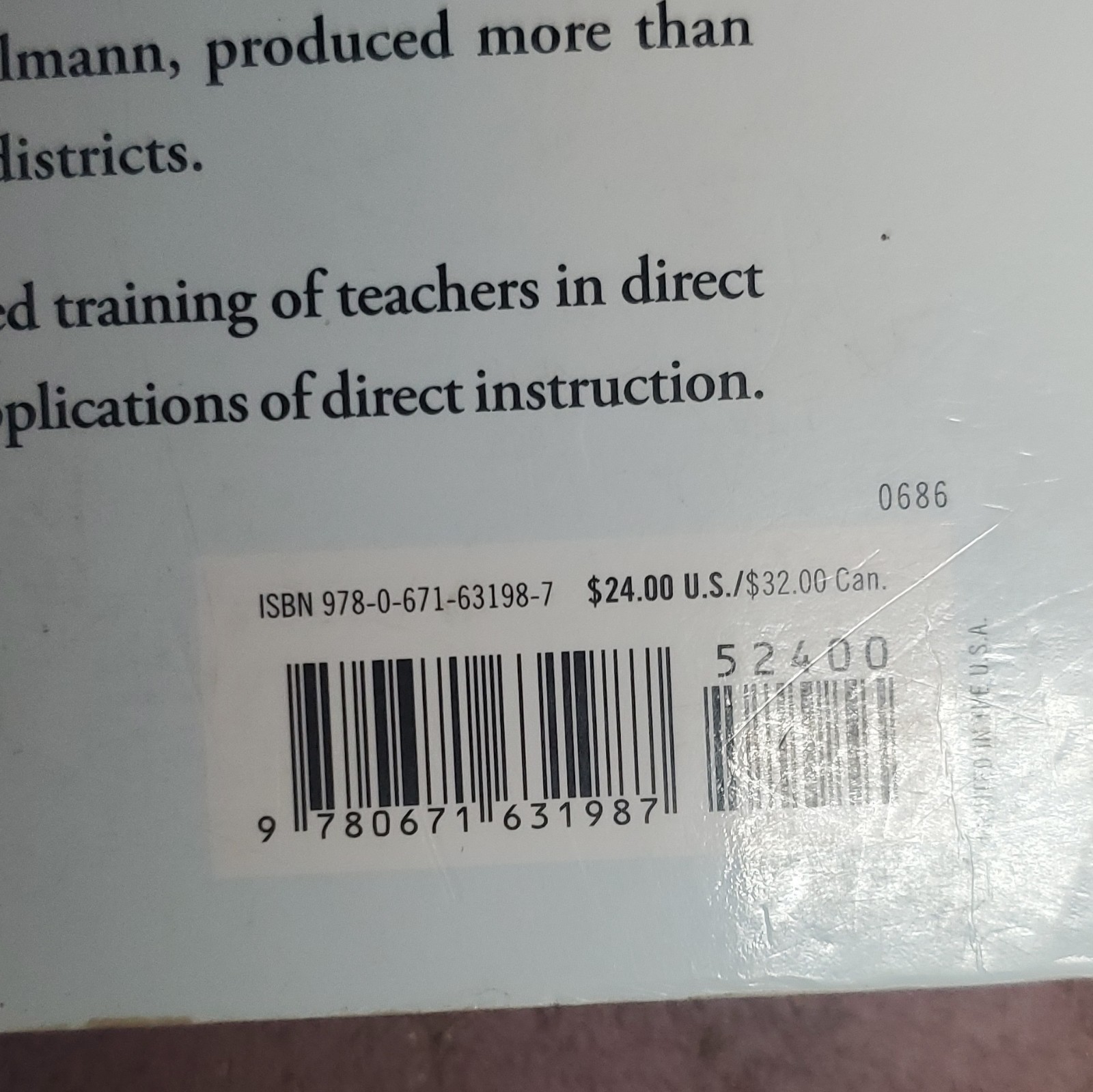Teach Your Child to Read in 100 Easy Lessons Paperback, Engelmann, Ages 4-8
