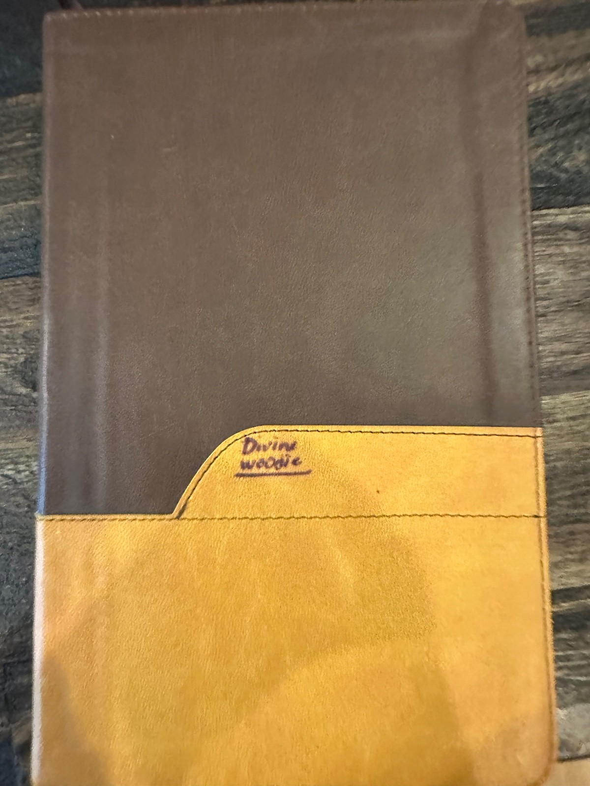 NIV Bible Large Print Italian DuoTone Zondervan in Box