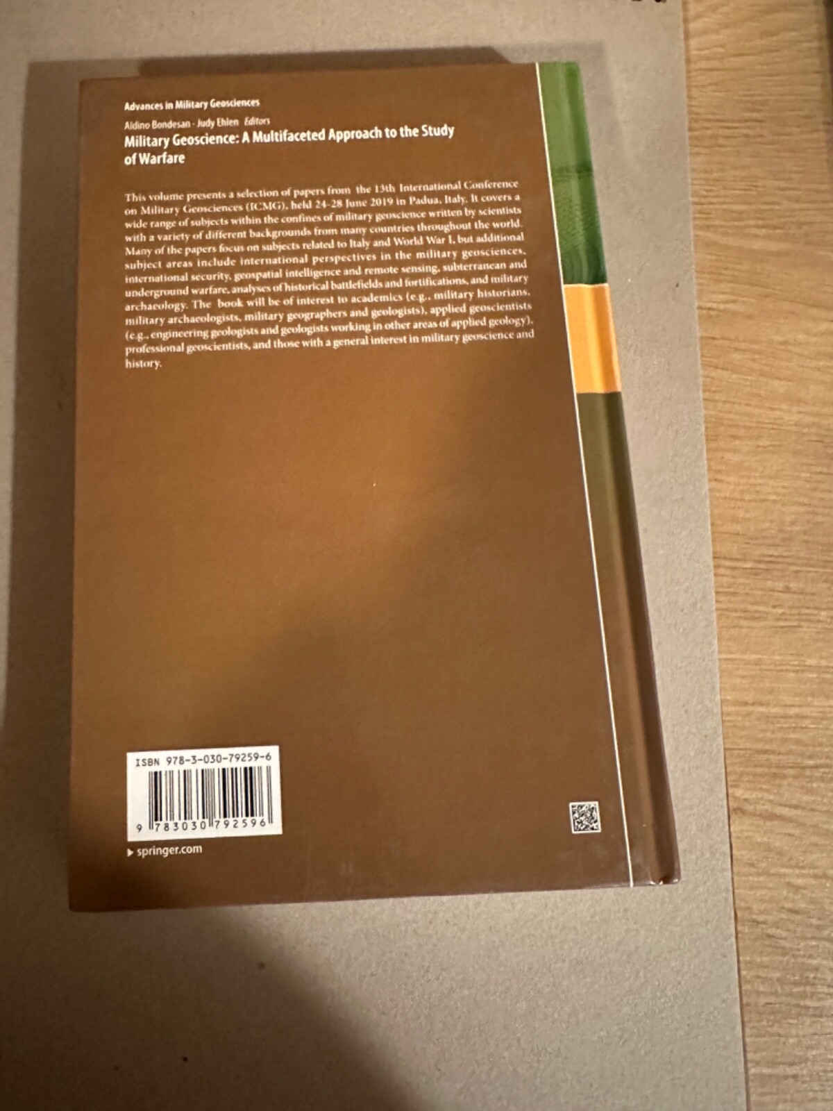 Military Geoscience: A Multifaceted Approach to the study of Warfare