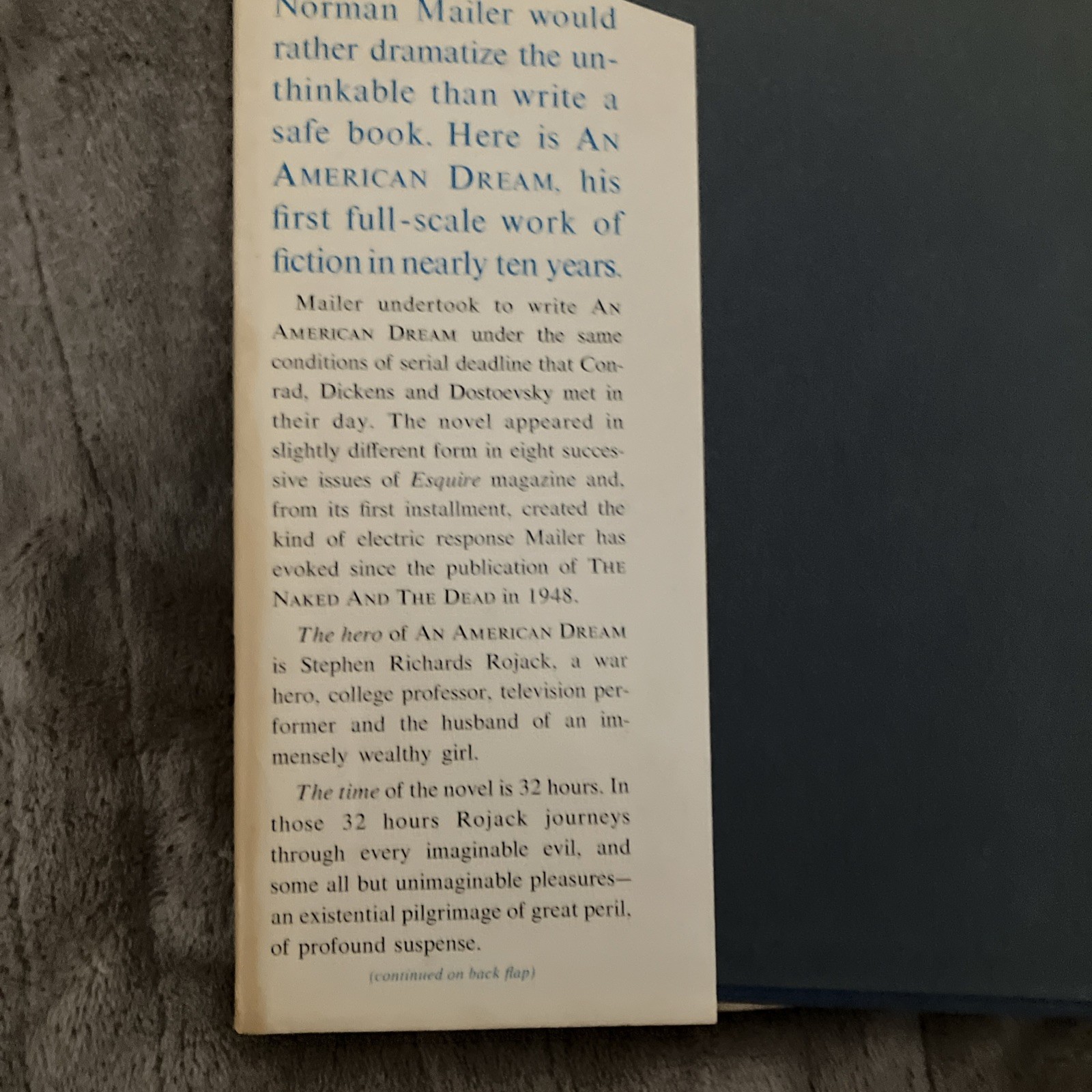 An American Dream By Norman Mailer 1965 First Edition