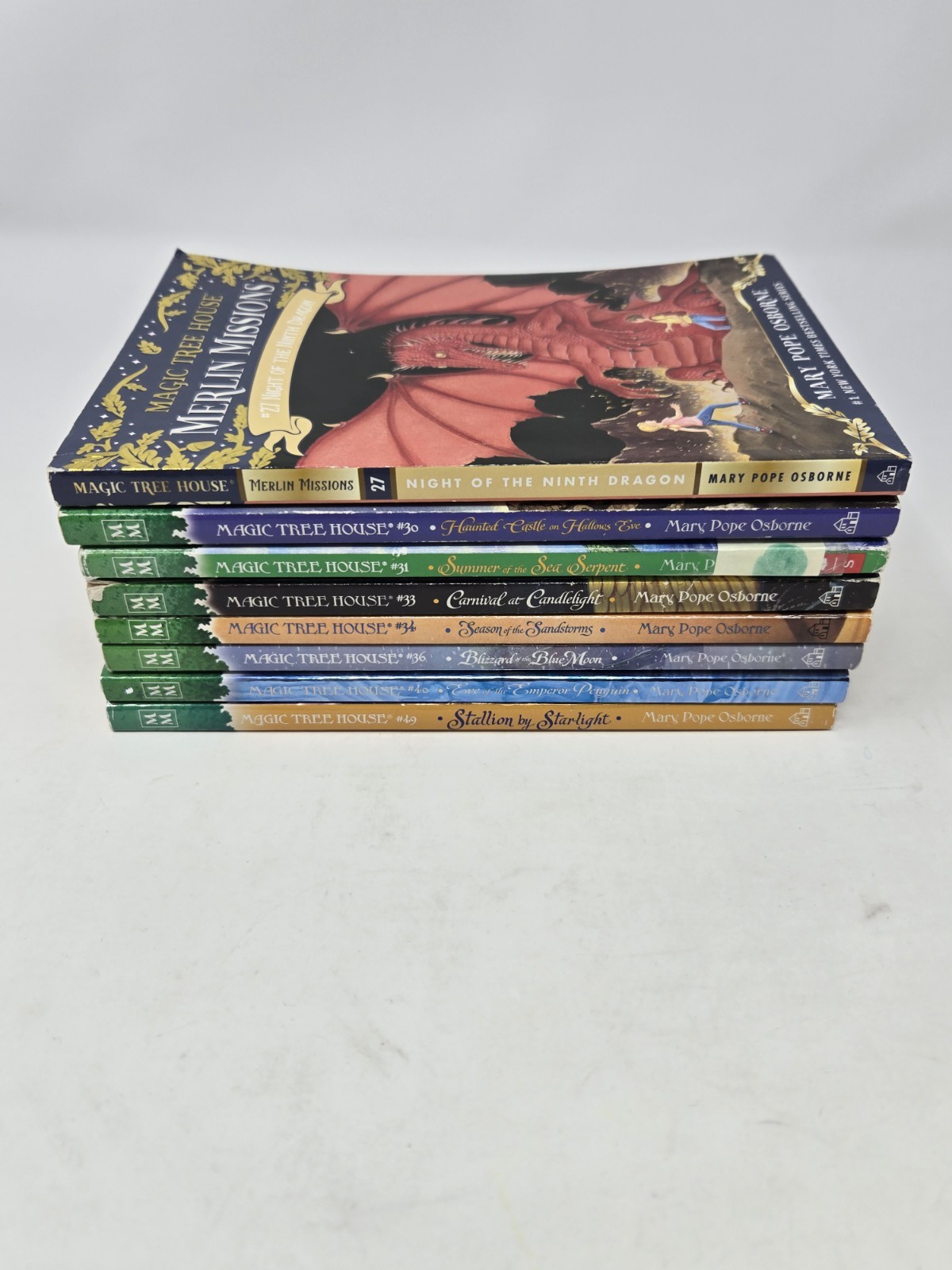 MAGIC TREEHOUSE MERLIN MISSIONS PAPERBACK BOOK LOT OF 8 VARIOUS TITLES ADVENTURE