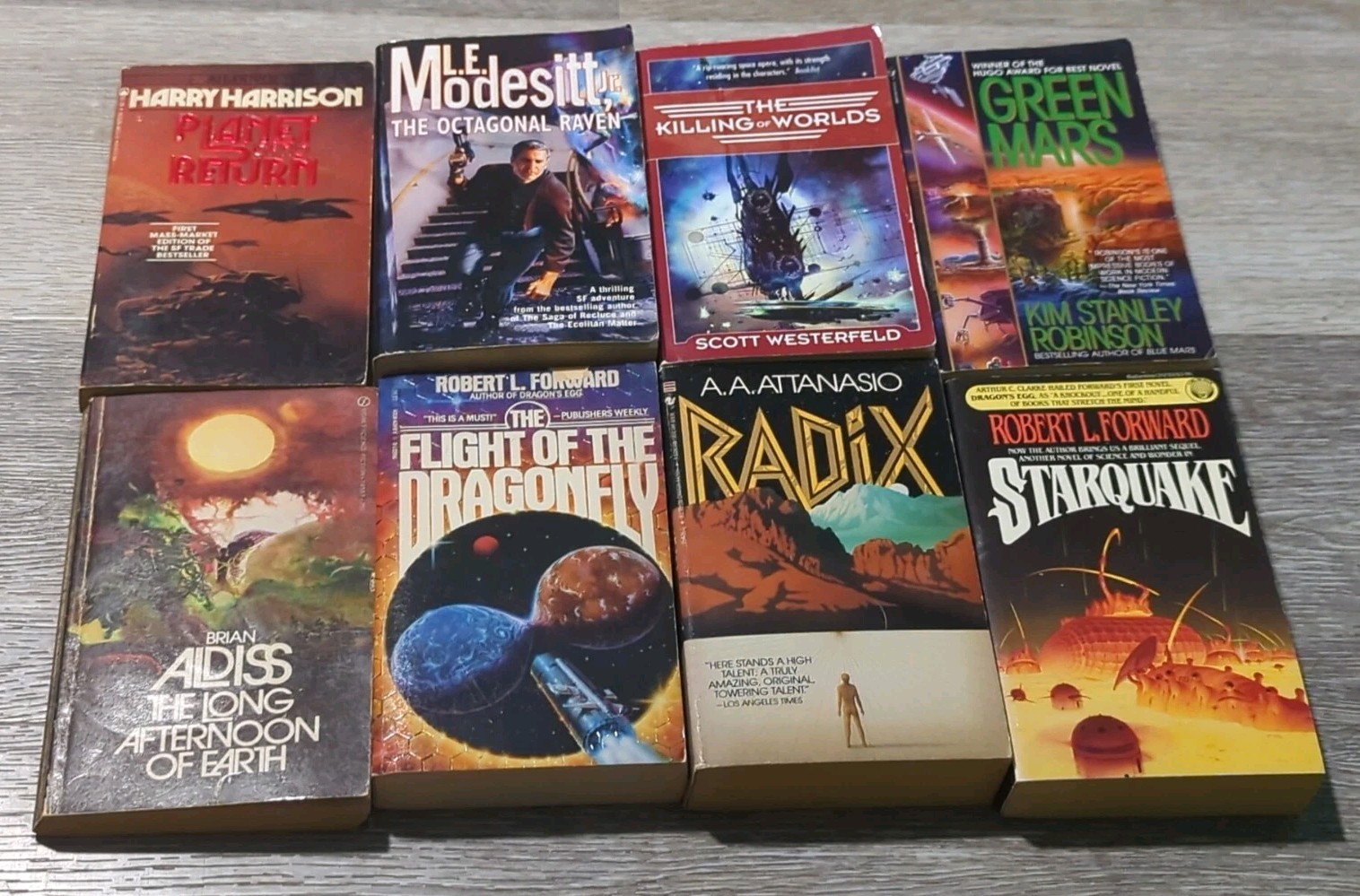 Vintage Science Fiction 8 book lot. Space Opera paperbacks