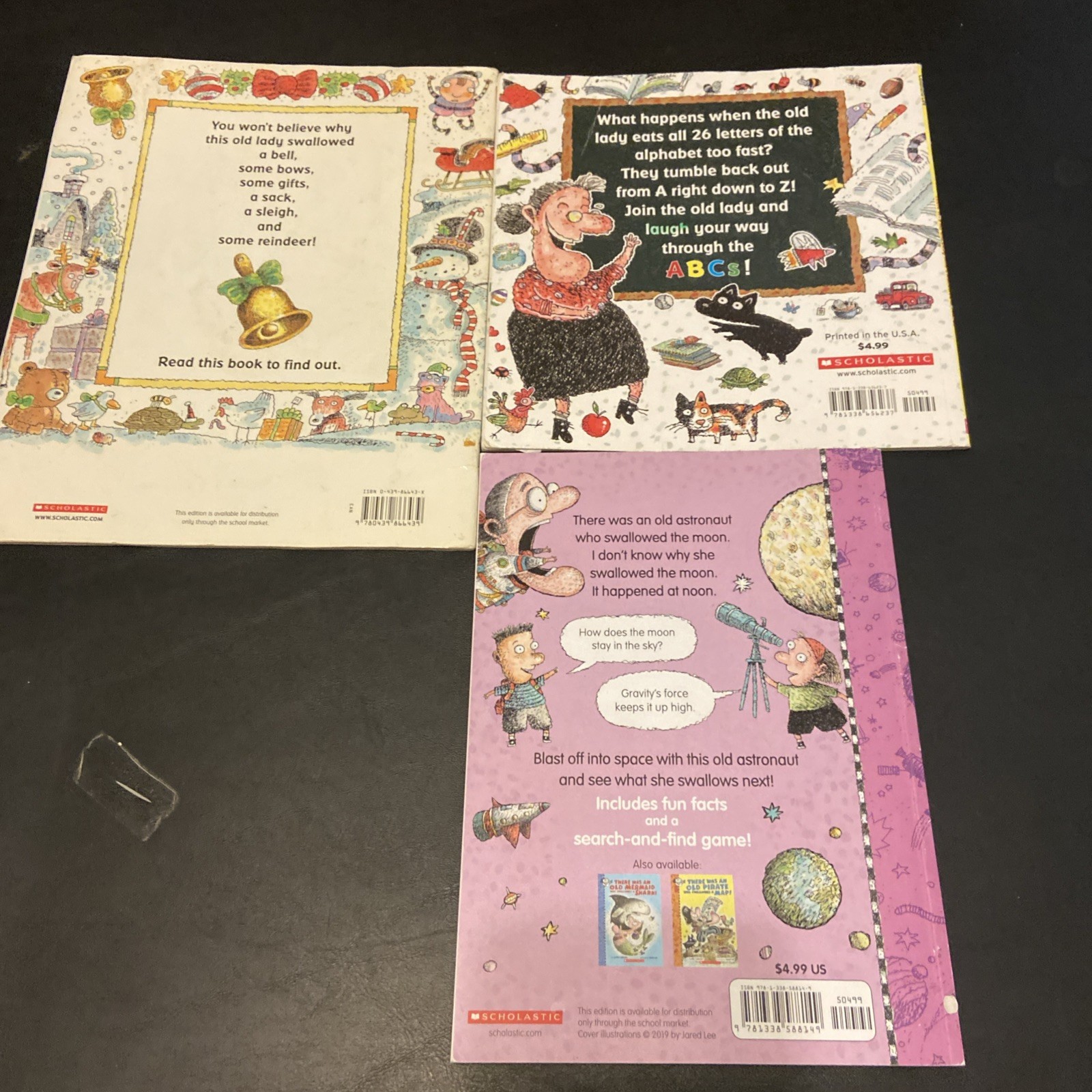 There Was An Old Lady Series Books by Lucille Colandro Lot Of 7 PBs & BB