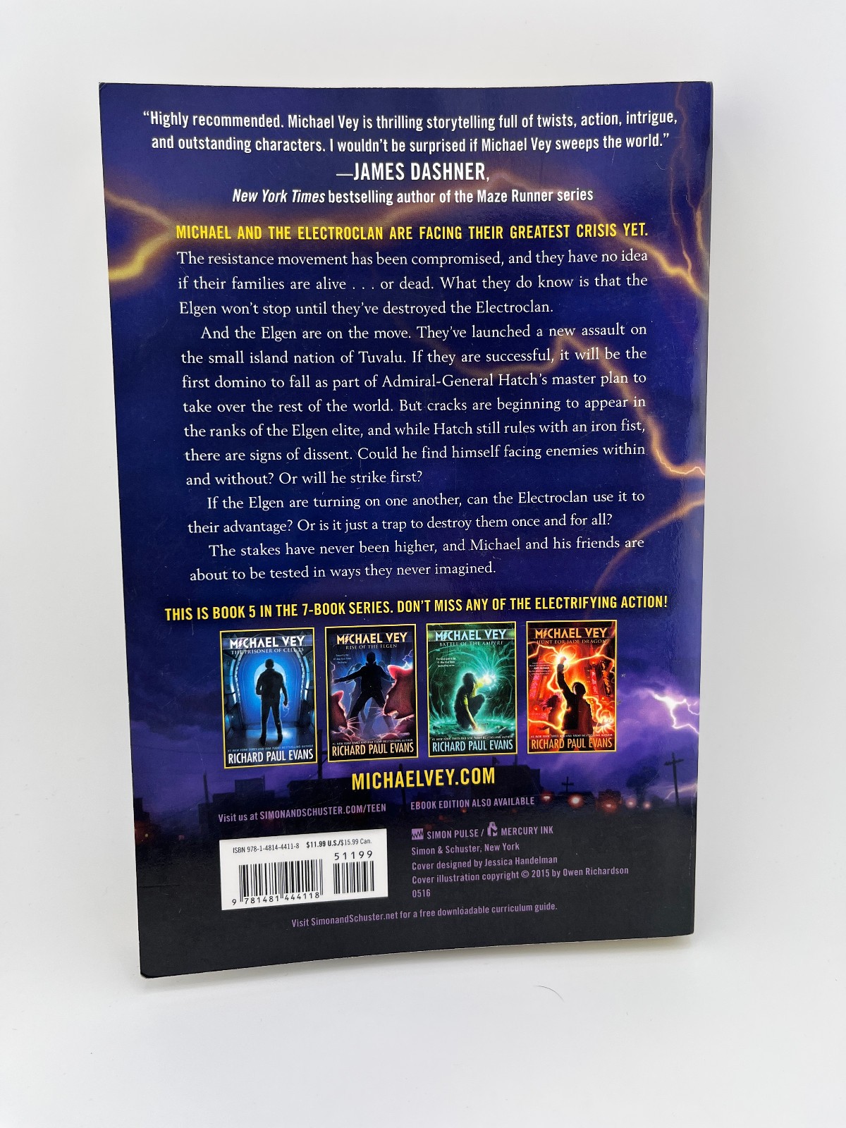 Michael Vey Books #1 2 3 Boxed Paperback Set Plus #4 & 5 by Richard Paul Evans