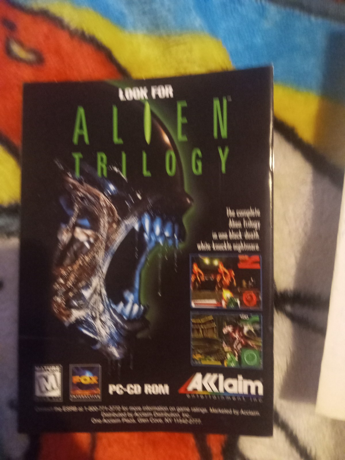 “D” Video Game Acclaim DOS CD ROM Manual ONLY Kenji Eno PC 1995