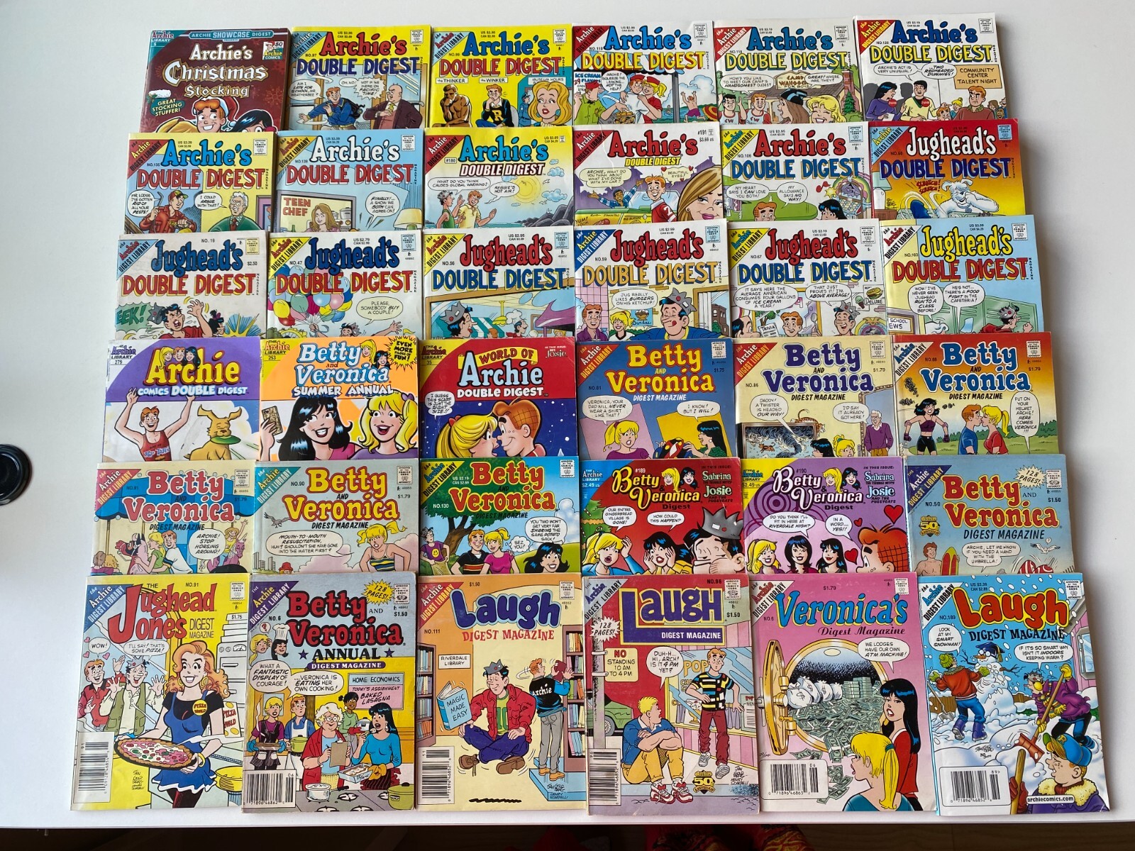 ARCHIE COMICS LOT 86~Double Digest Magazine~JUGHEAD~BETTY~VERONICA~PALS GALS~