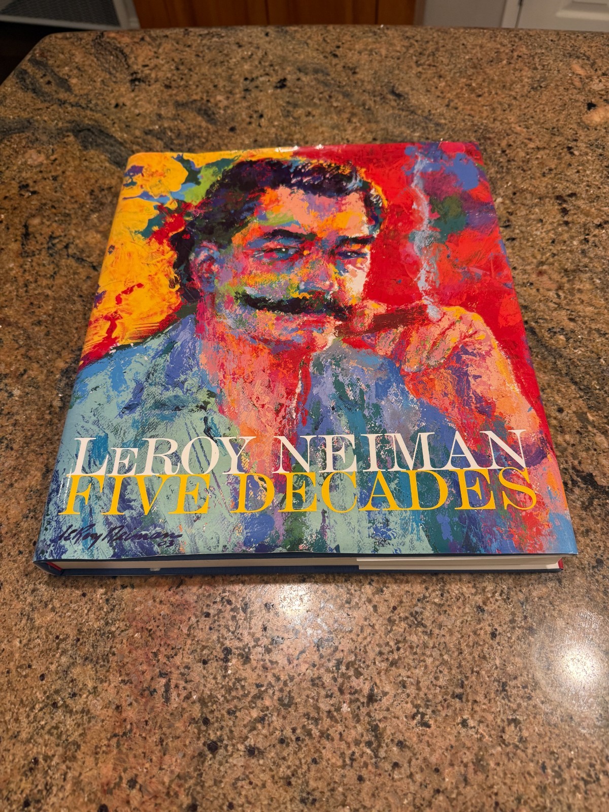 LeRoy Neiman: Five Decades – Hardcover, by LeRoy Neiman -SIGNED