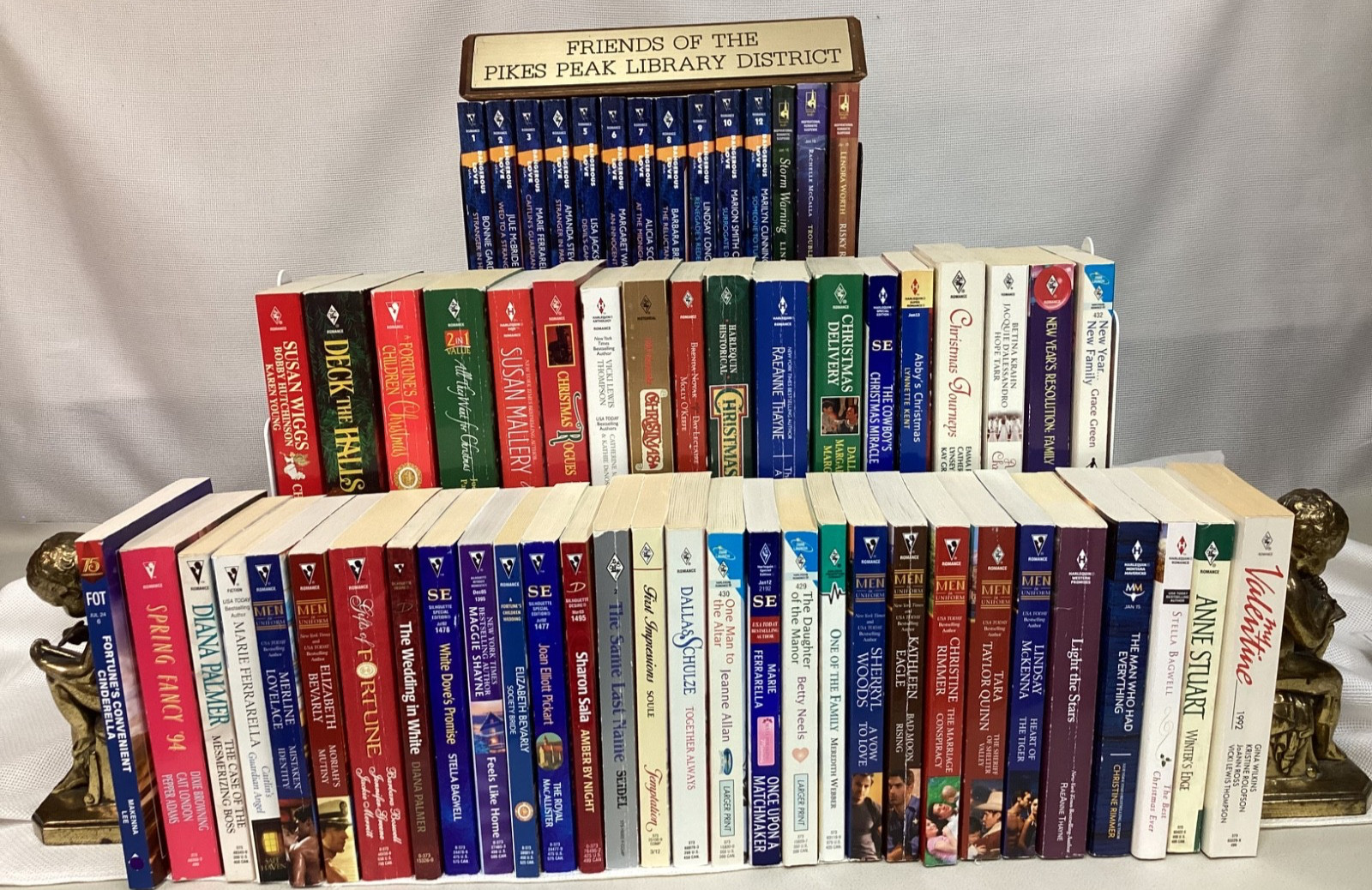 LOT OF 62 MISC HARLEQUIN/SILHOUETTE ROMANCE BOOKS~PB~Christmas/DangerousToLove +