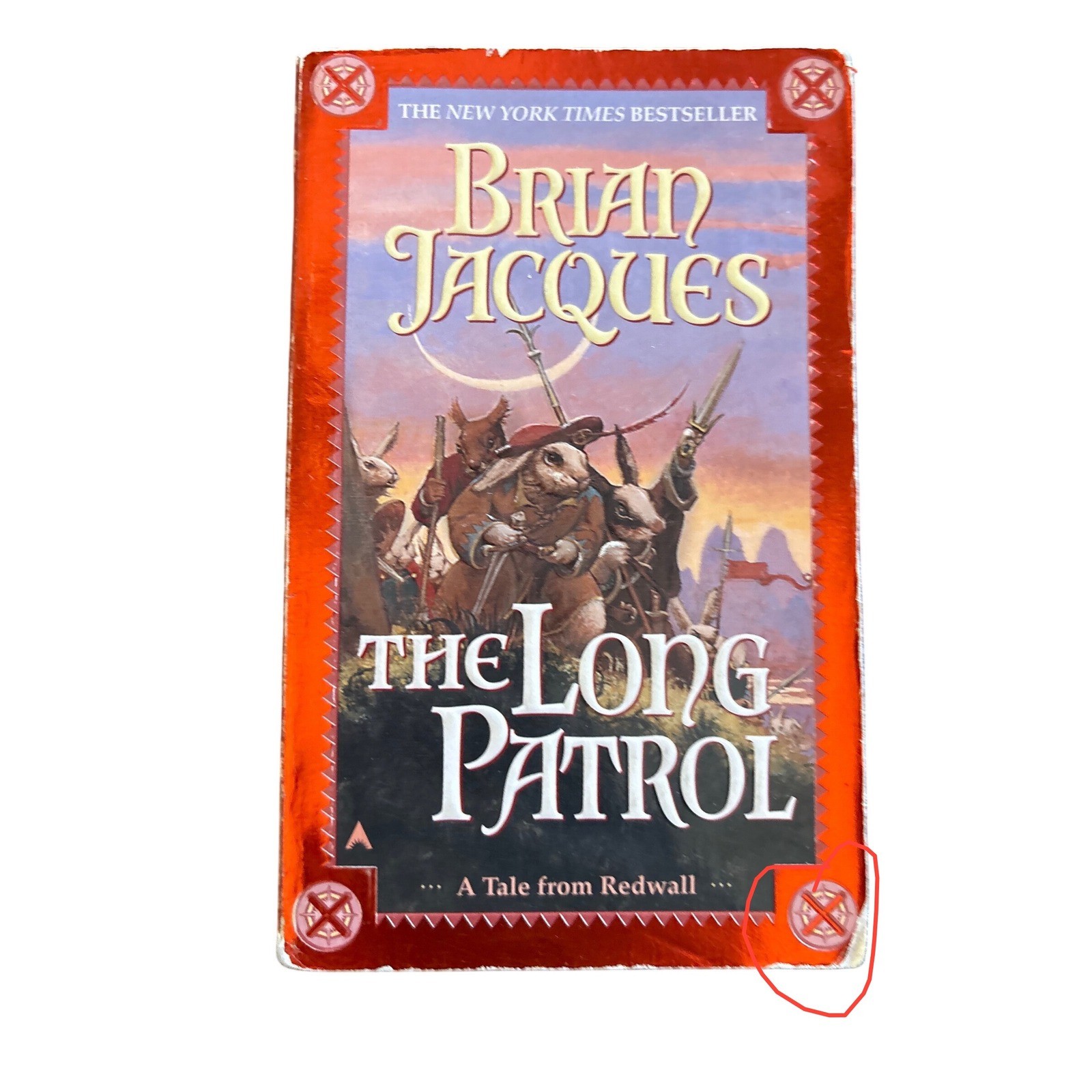 Brian Jacques Redwall Book Lot Martin the Warrior The Long Patrol Paperbacks