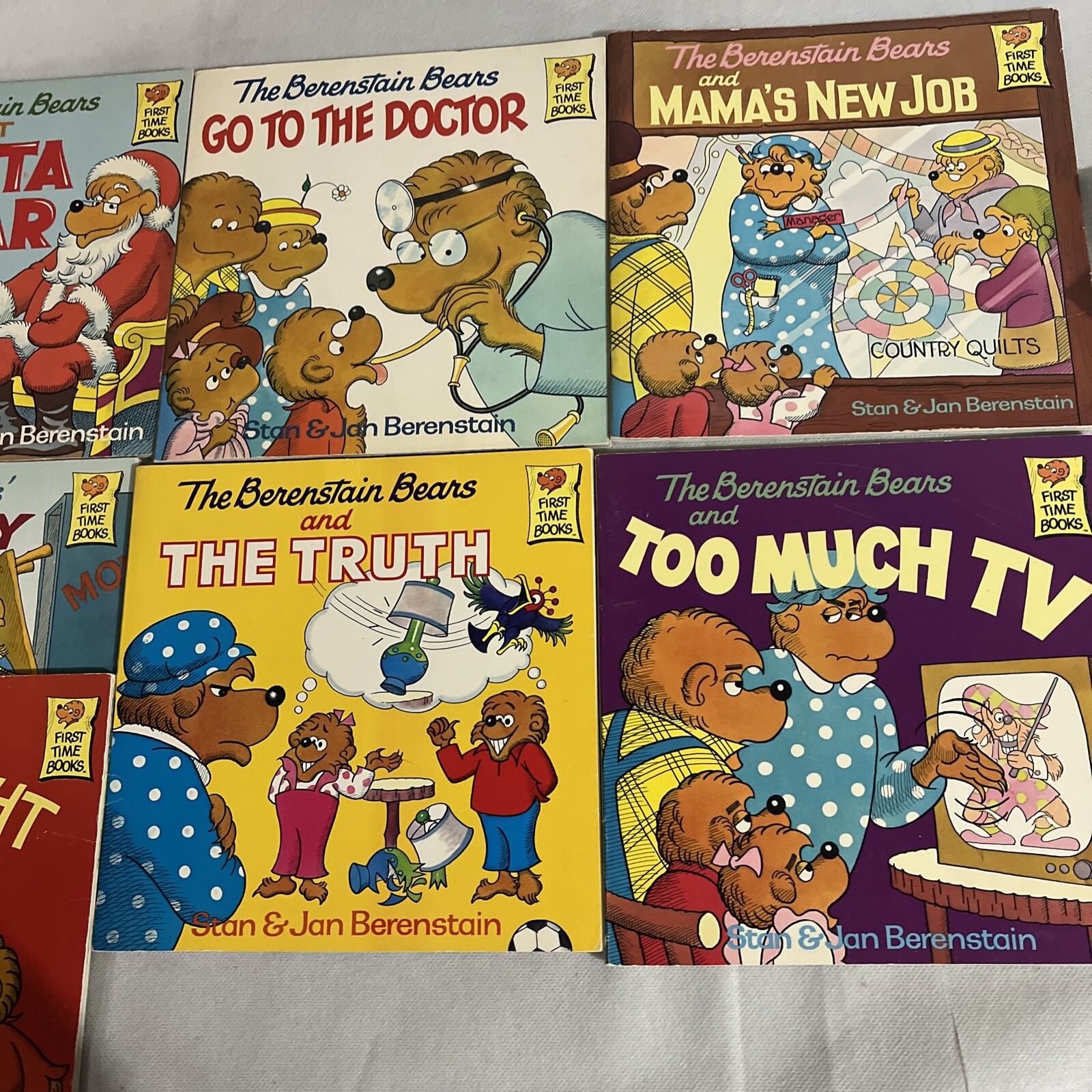 The Berenstain Bears Books~ lot of 7 books~Gently Used~varies titles see photos