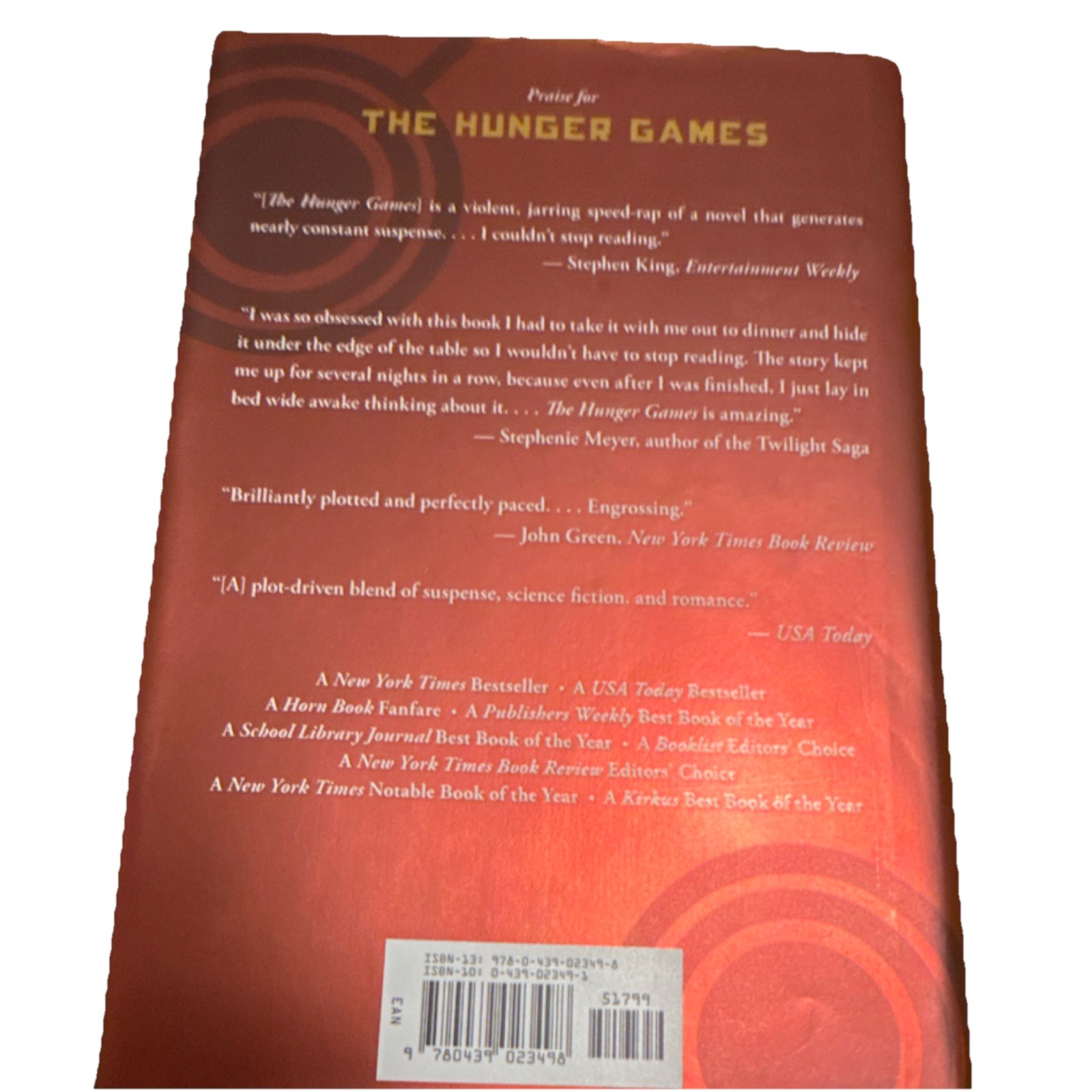 Suzanne Collins Catching Fire Hunger Games Hardcover 2009 Scholastic 1st Ed Dus…