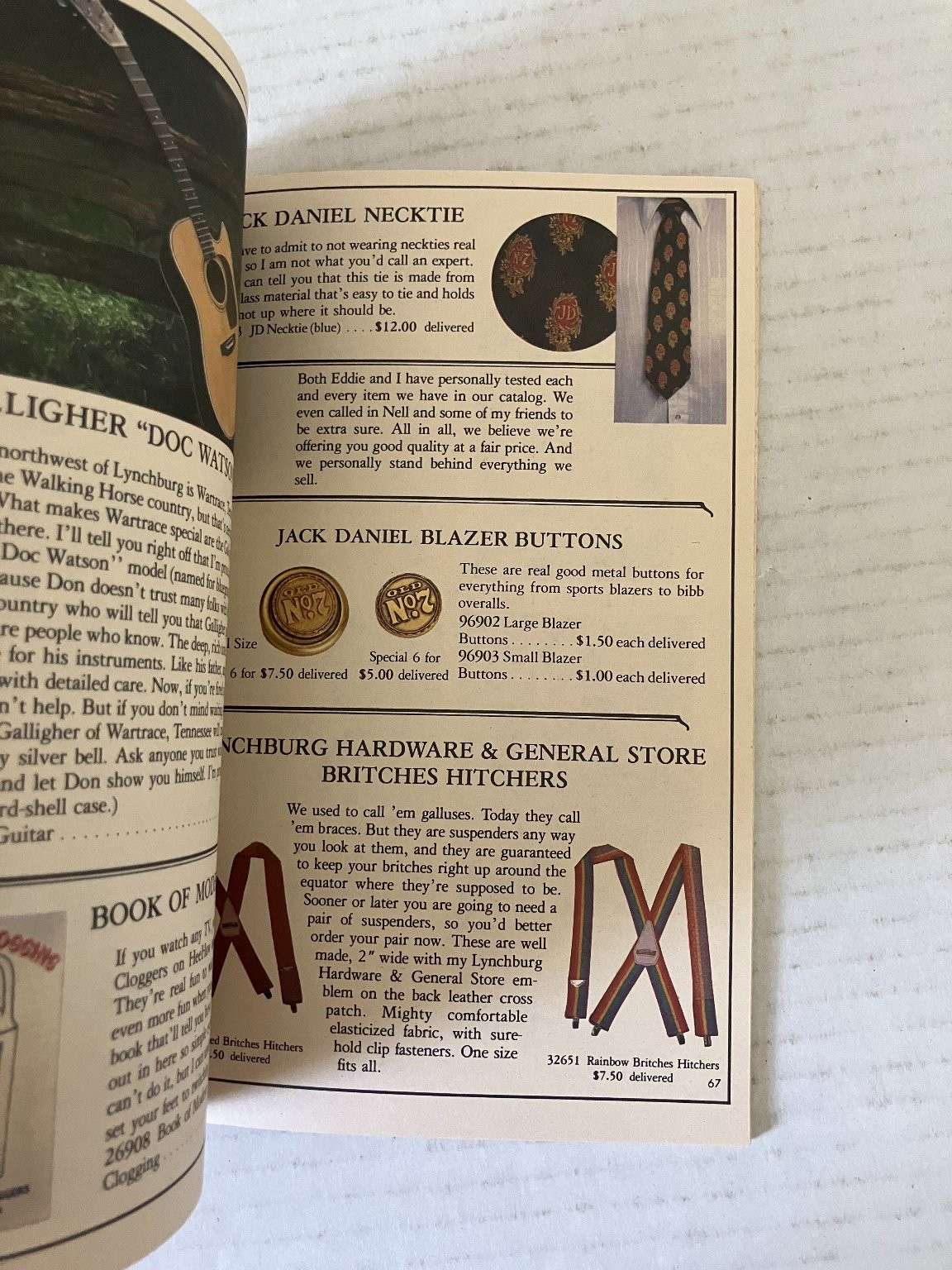 Lynchburg Hardware General Store Catalog Jack Daniel’s Vintage Collectible