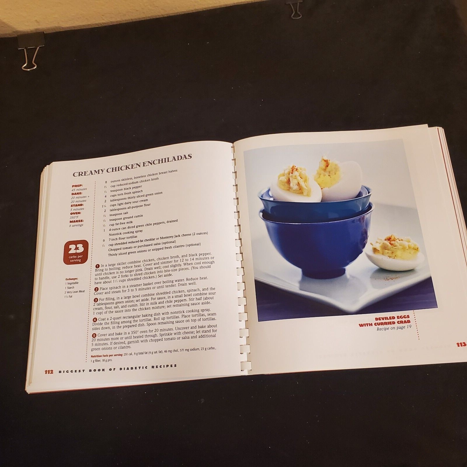 Better Homes and Gardens Biggest Book of Diabetic Recipes Spiral Bound 415 pages