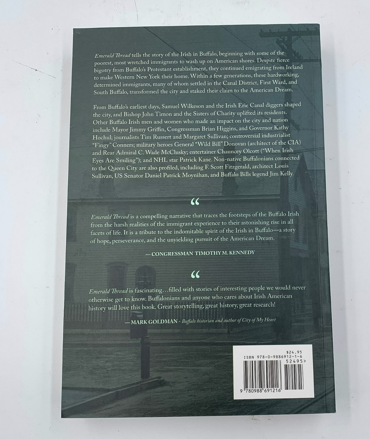Emerald Thread: The Irish in Buffalo by Timothy Bohen 2024, PB, Brand New