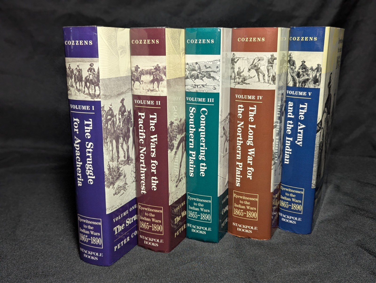 Eyewitnesses to the Indian Wars 1865-1890 Complete 5 Volume Set Peter Cozzens HC
