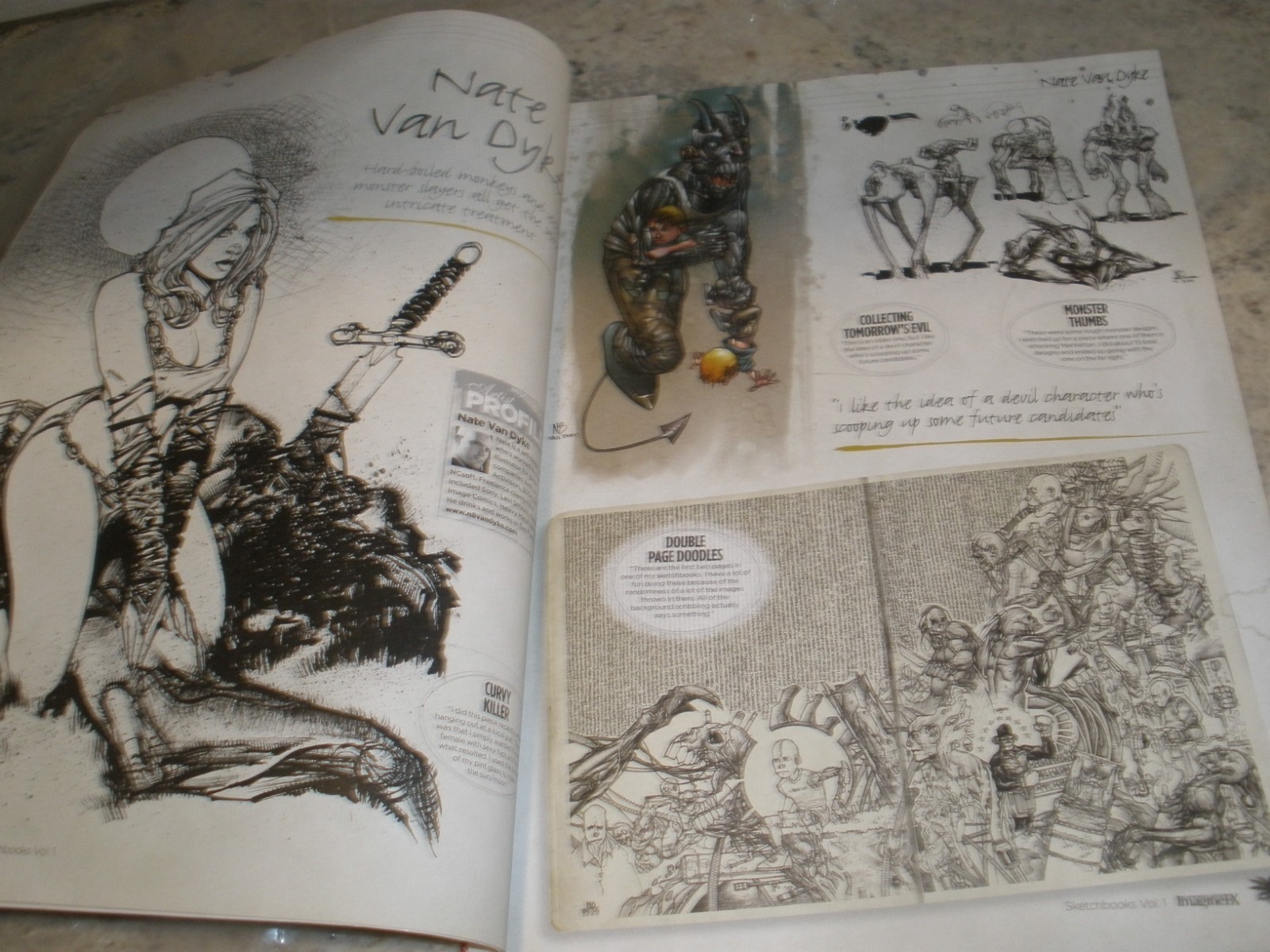 IMAGINE FX SKETCHBOOKS VOL 1 152 PAGES PB 2019