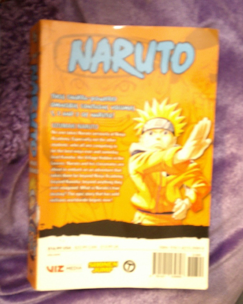 Naruto (3-In-1 Edition), Vol. 1, 2, 3 English Manga Anime Shonen Jump
