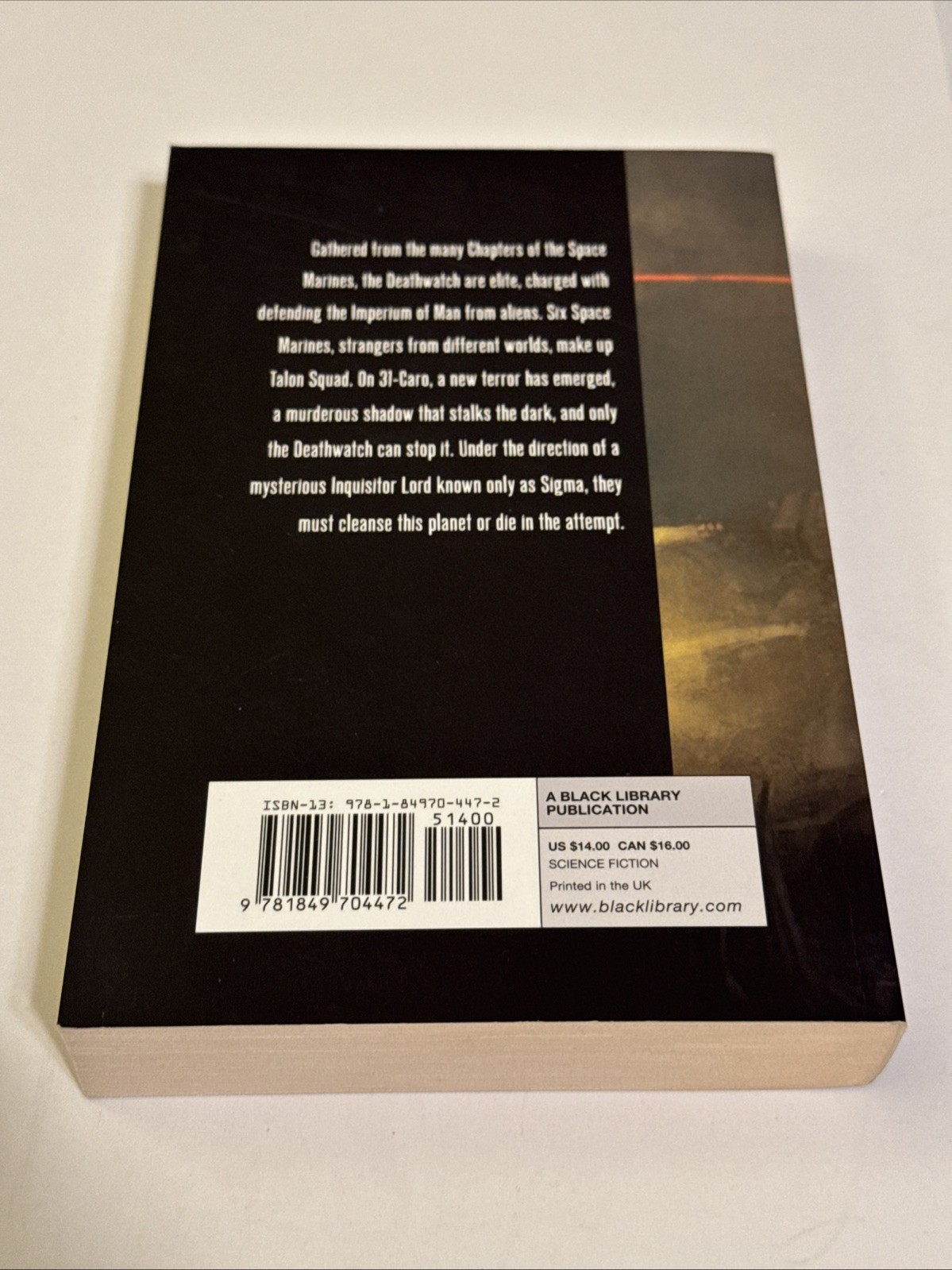 Deathwatch by Steve Parker (2013, Trade Paperback)