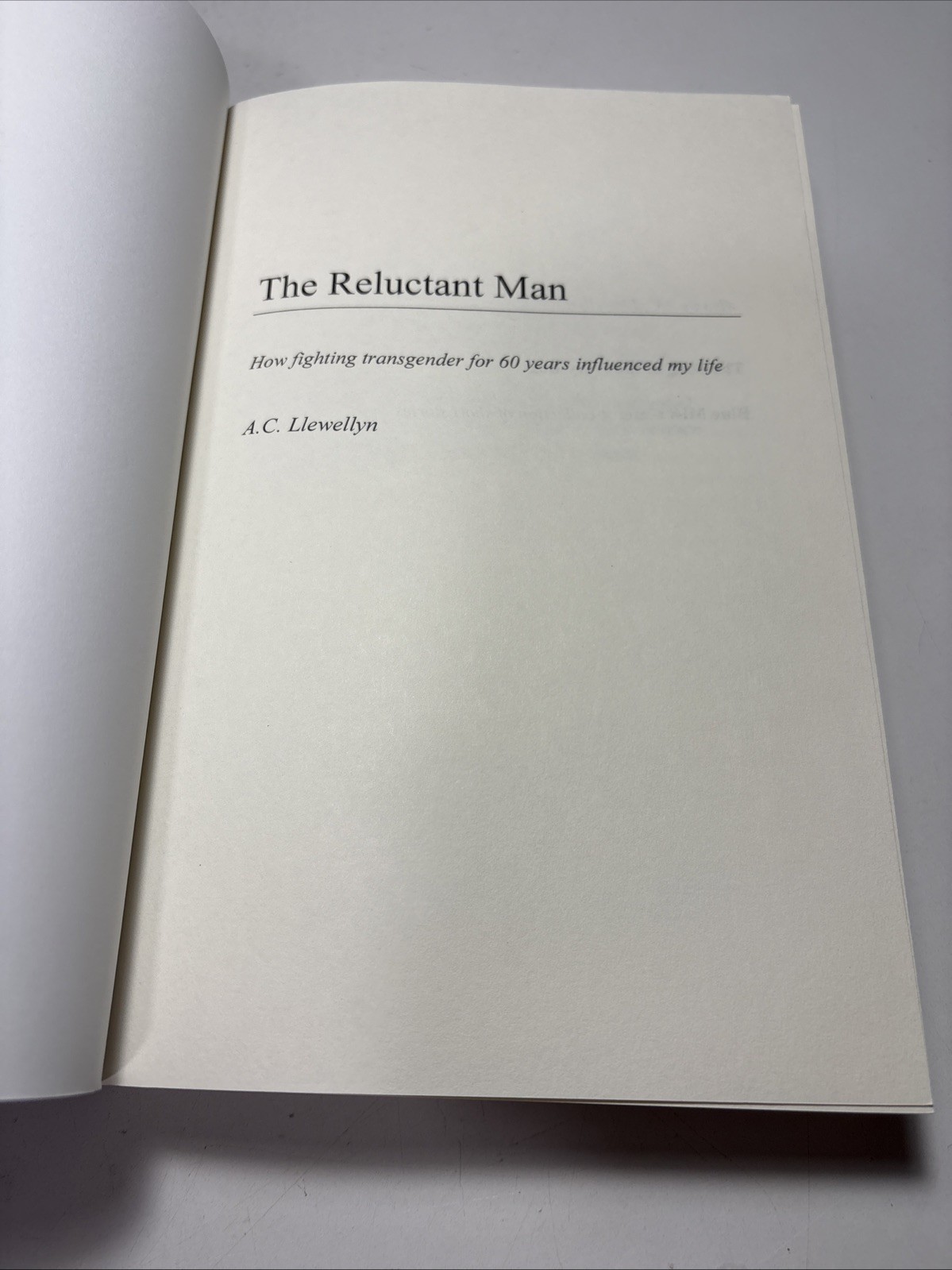 The Reluctant Man: How fighting transgender/ Loki’s Joke Penny Blackwell