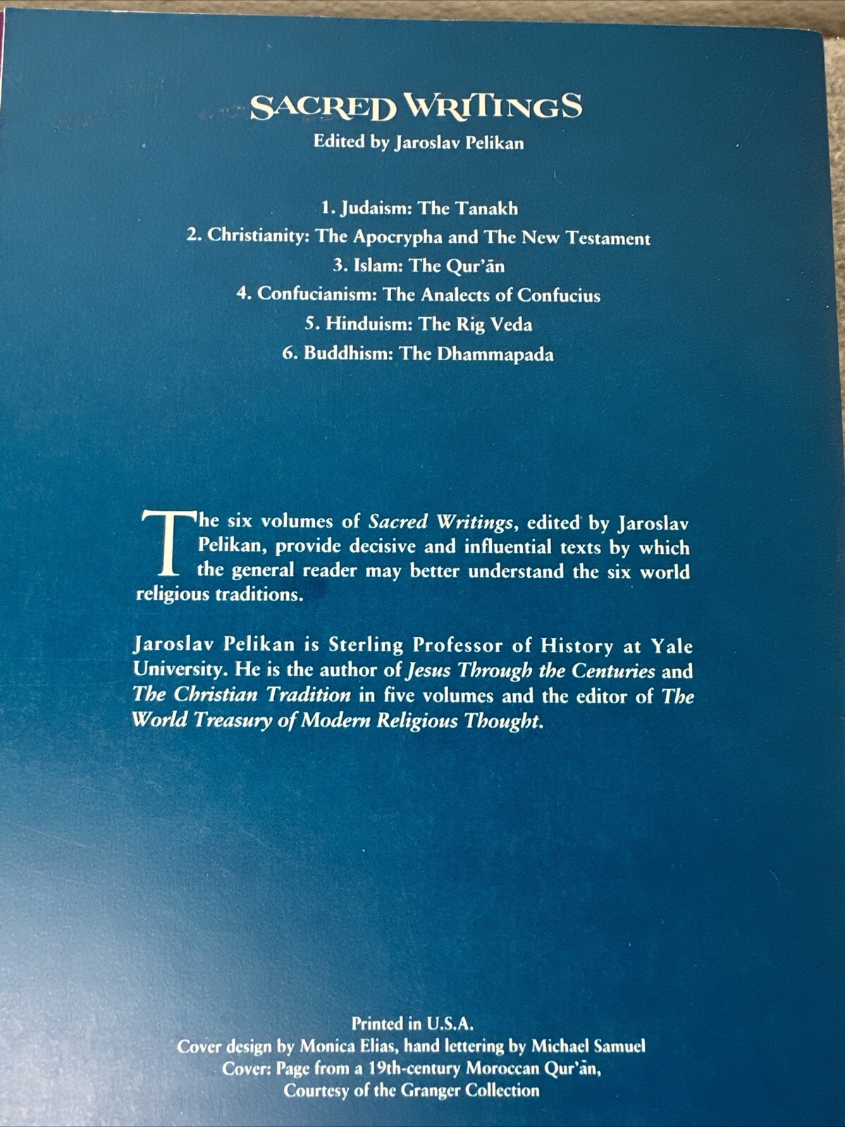 Sacred Writings: Six Volume Set (Volumes 1 through 6) Edited by Jaroslav Pelikan