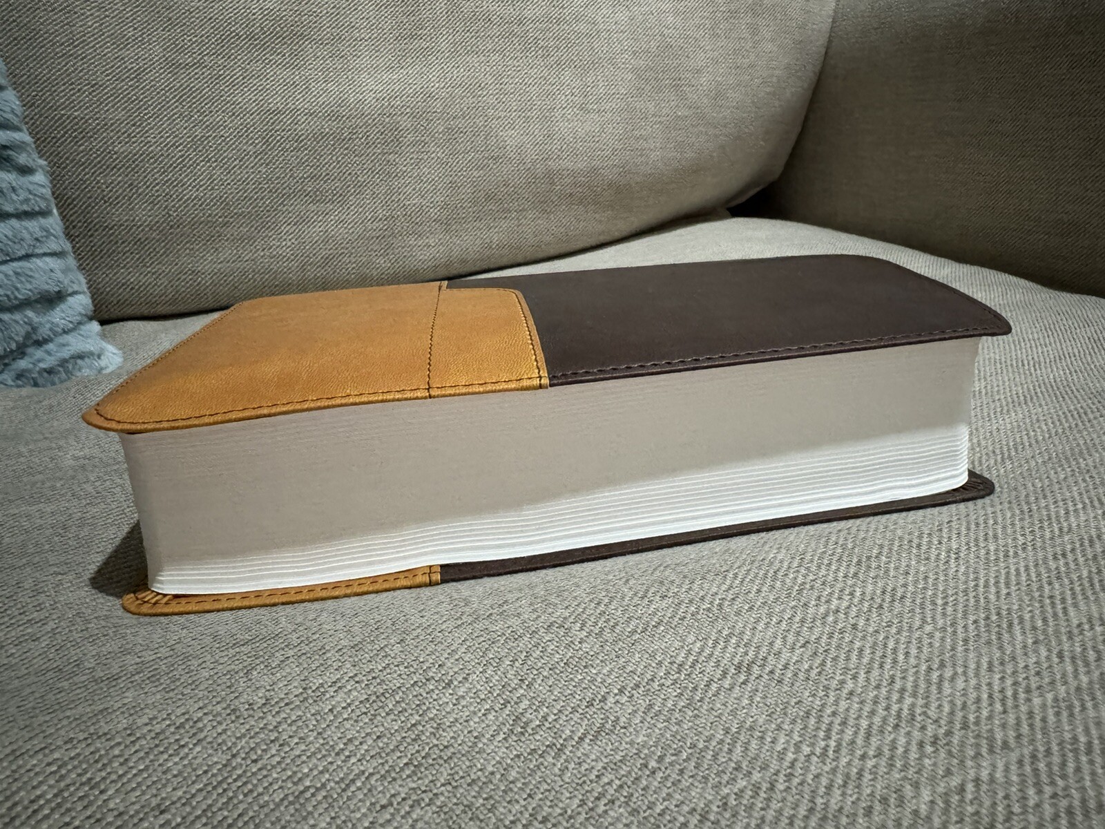 NIV Large Print Bible Personal Size 2011 Brown Tan Zondervan