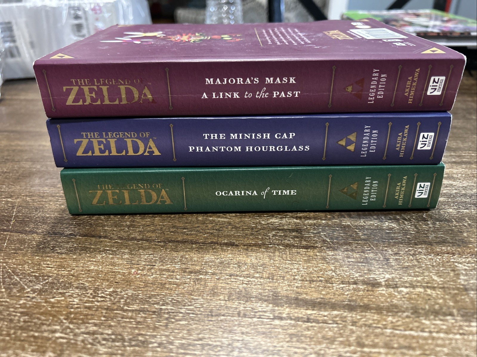 Zelda Legendary Edition Manga Set of 3 Books Ocarina of Time Majora Mask Oracle