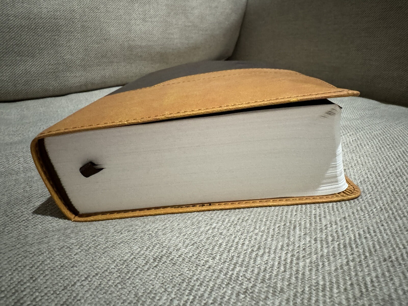 NIV Large Print Bible Personal Size 2011 Brown Tan Zondervan