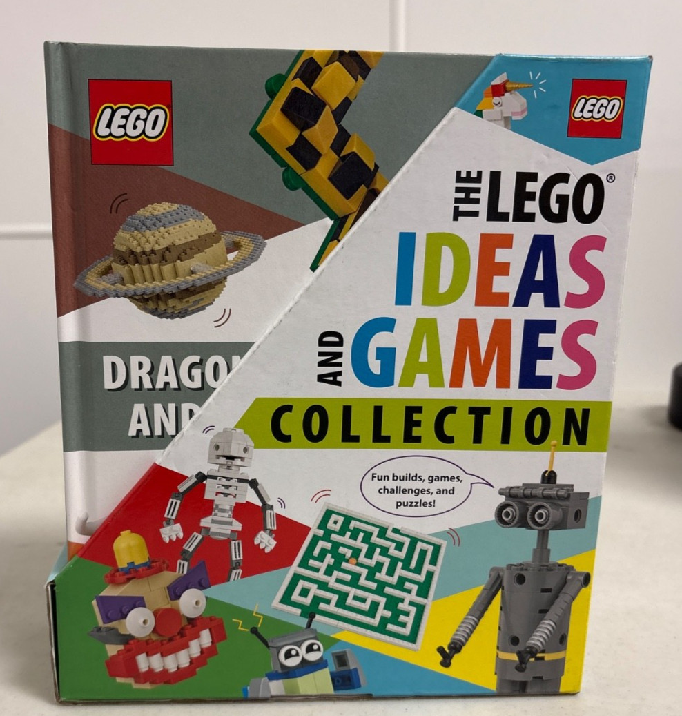The Lego Ideas and Games 8 Book Collection with Spaceman Minifigure