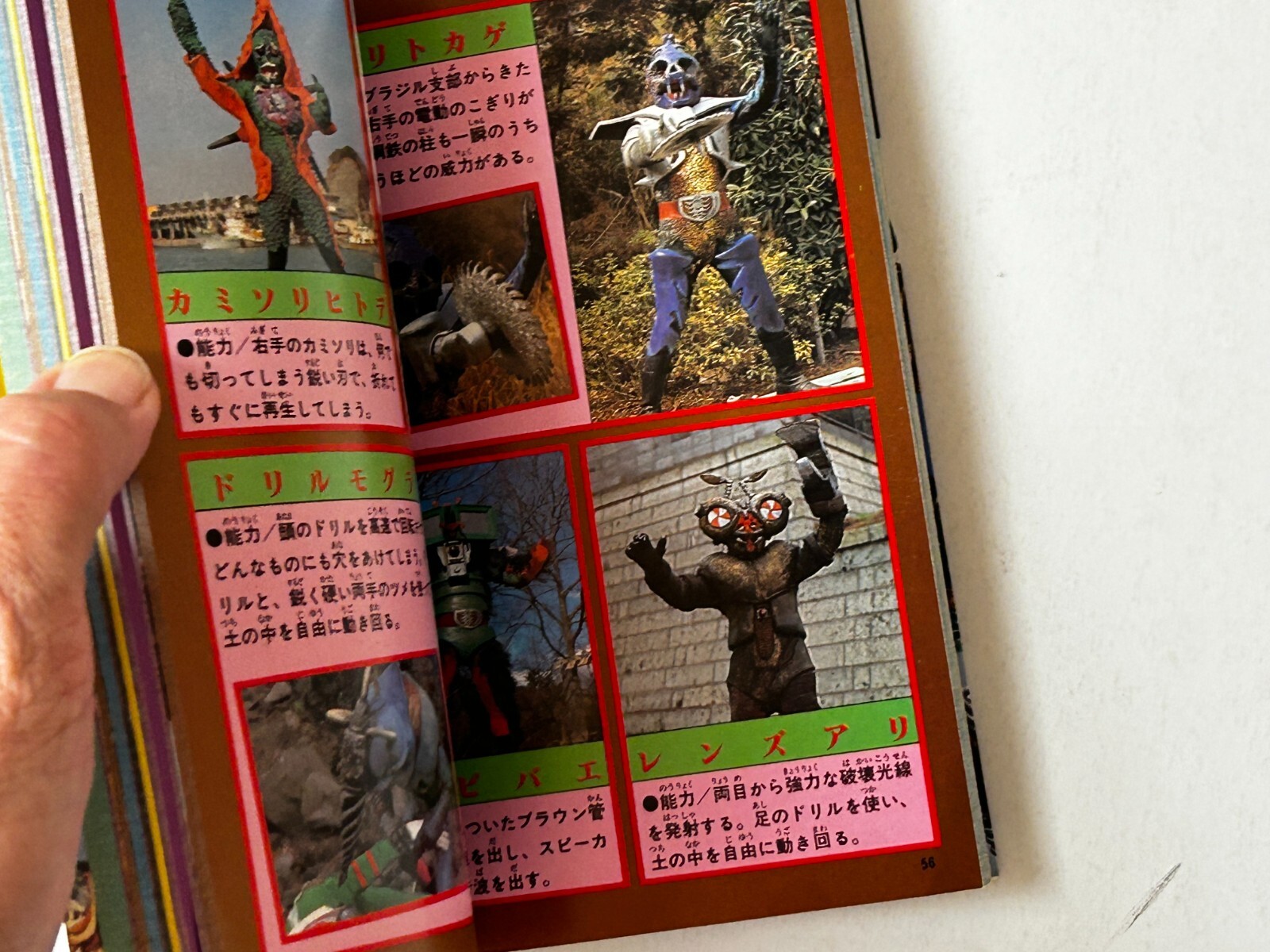 KAMEN RIDER Kaijin Complete Works Encyclopedia Picture Book Japan Tokusatsu 1981