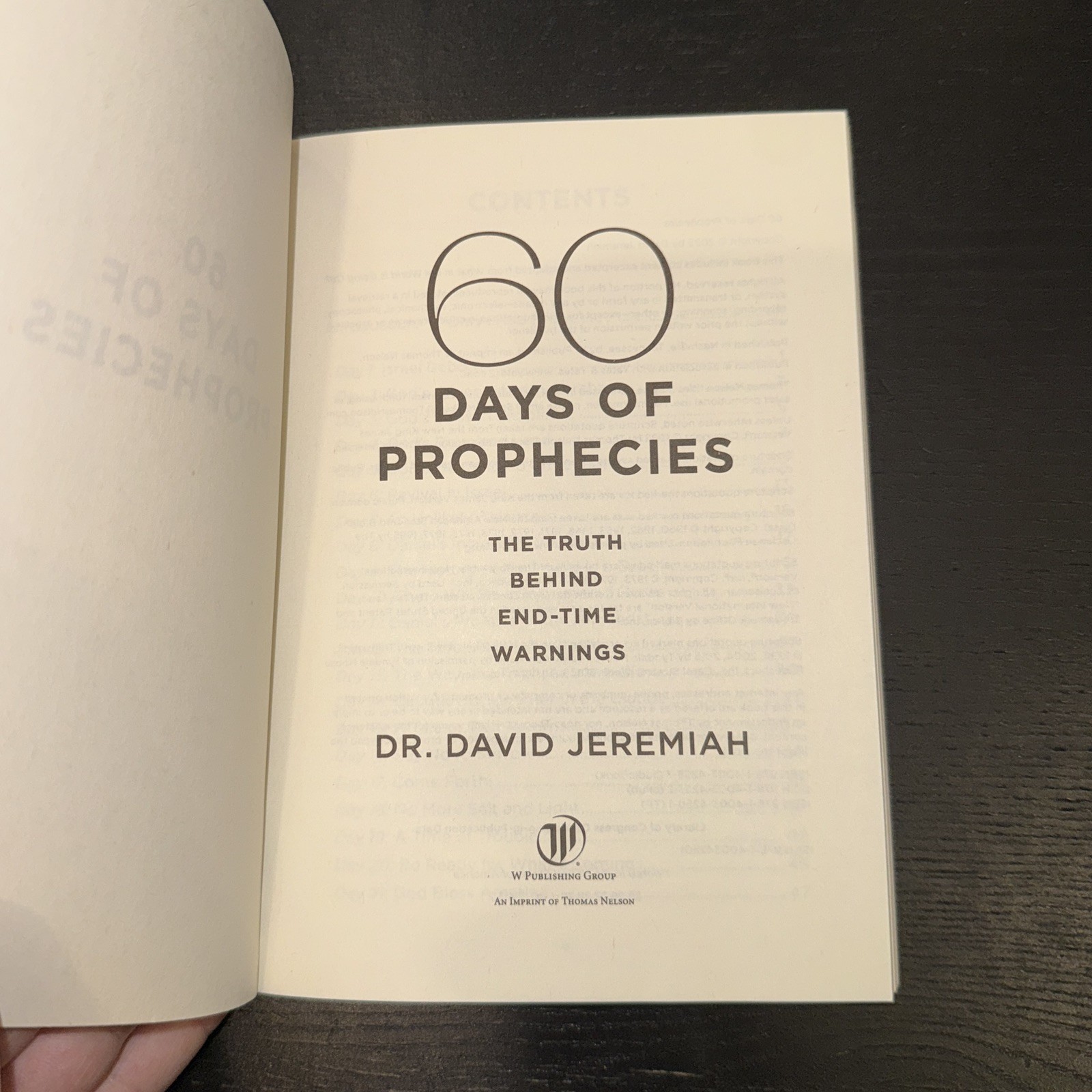 60 Days of Prophecies: The Truth Behind End-Time Warnings by Dr. Jeremiah, David