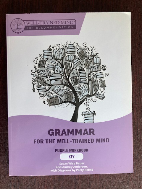 Grammar For The Well-Trained Mind Purple Workbook Key