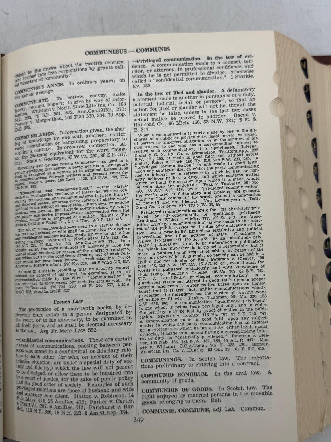 Black’s Law Dictionary Henry Campbell Black 1957 Deluxe Fourth Edition West