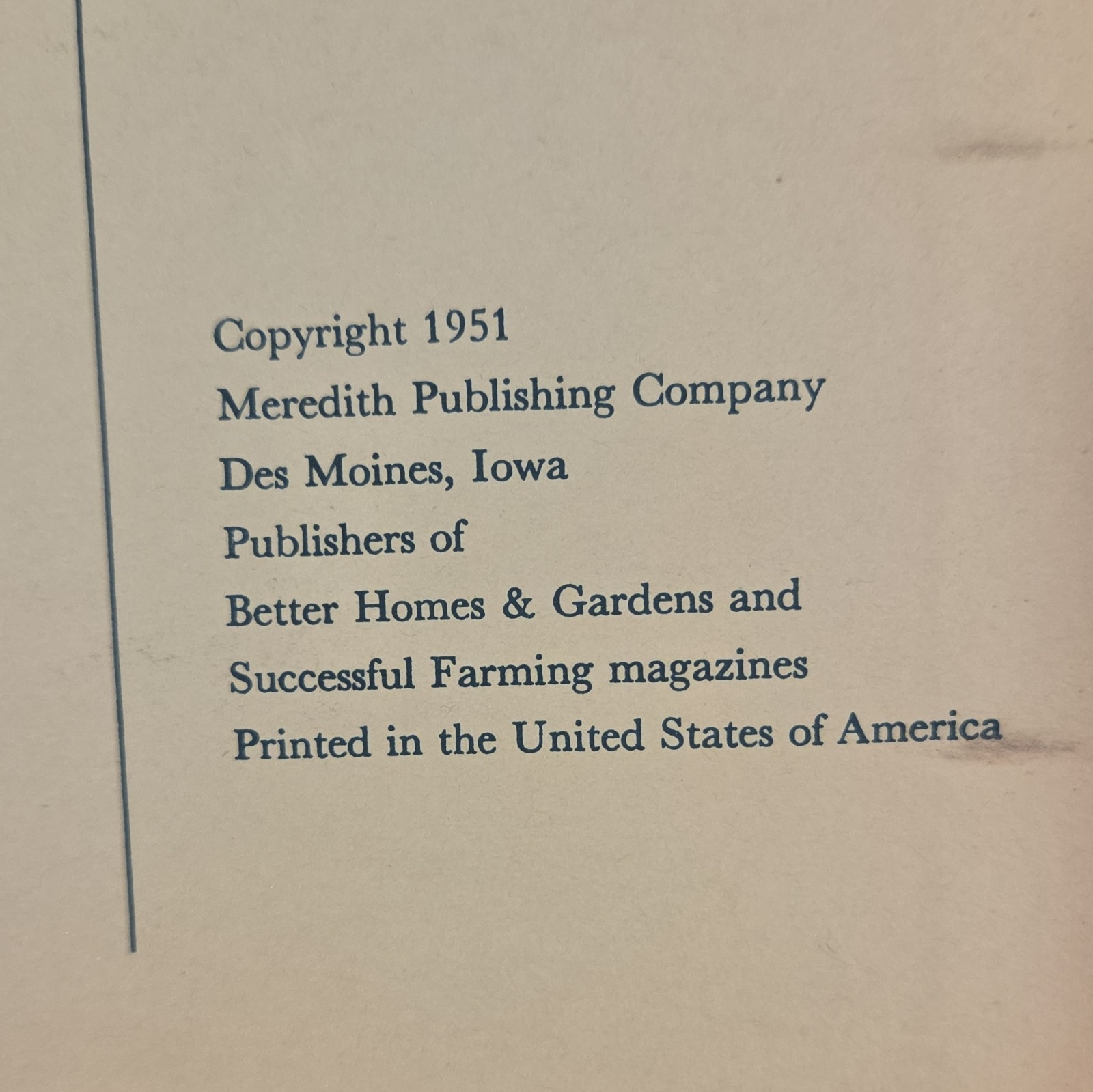 Better Homes and Gardens New Garden Book 1951 Ring/Wire Bound Meredith Gardening