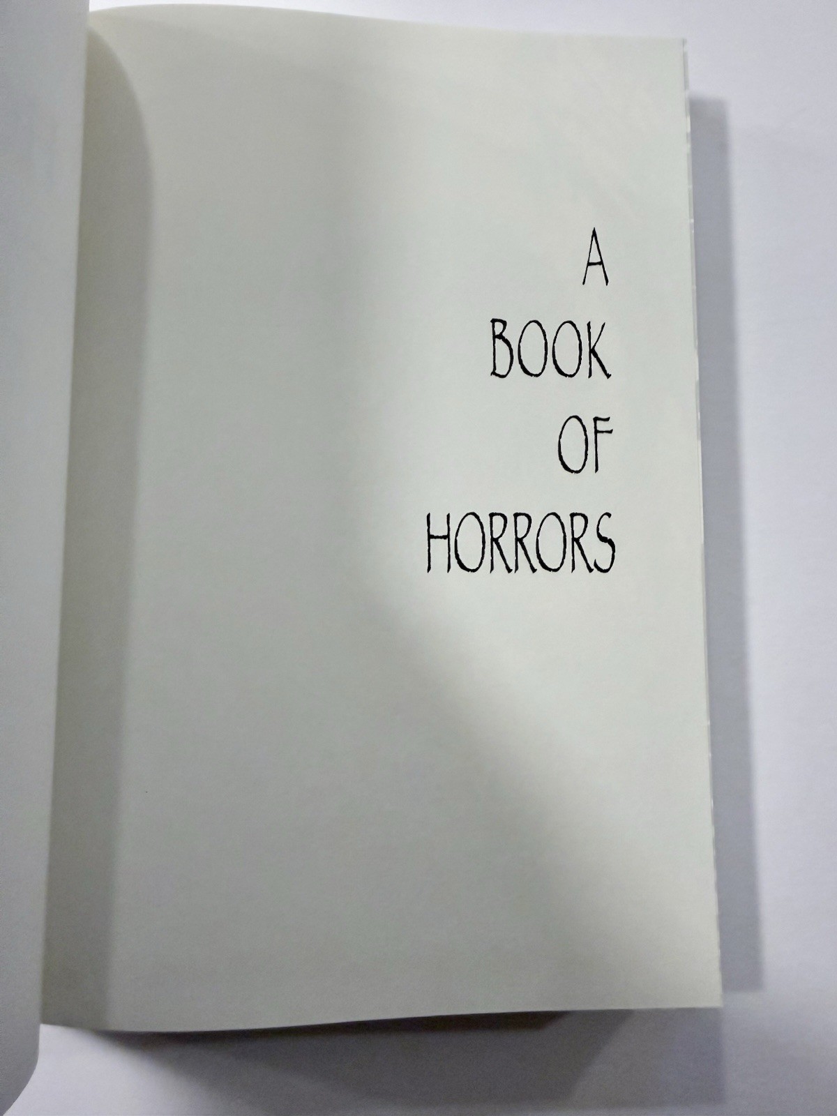 A Book of Horrors- Stephen Jones- HC 2012 PS Publishing- Signed Ltd #753