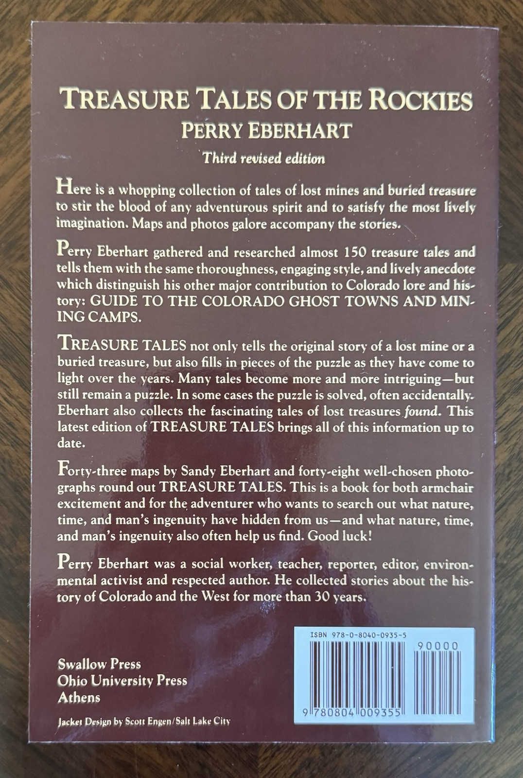 TREASURE TALES OF THE ROCKIES by Perry Eberhart 1990 Paperback NEW