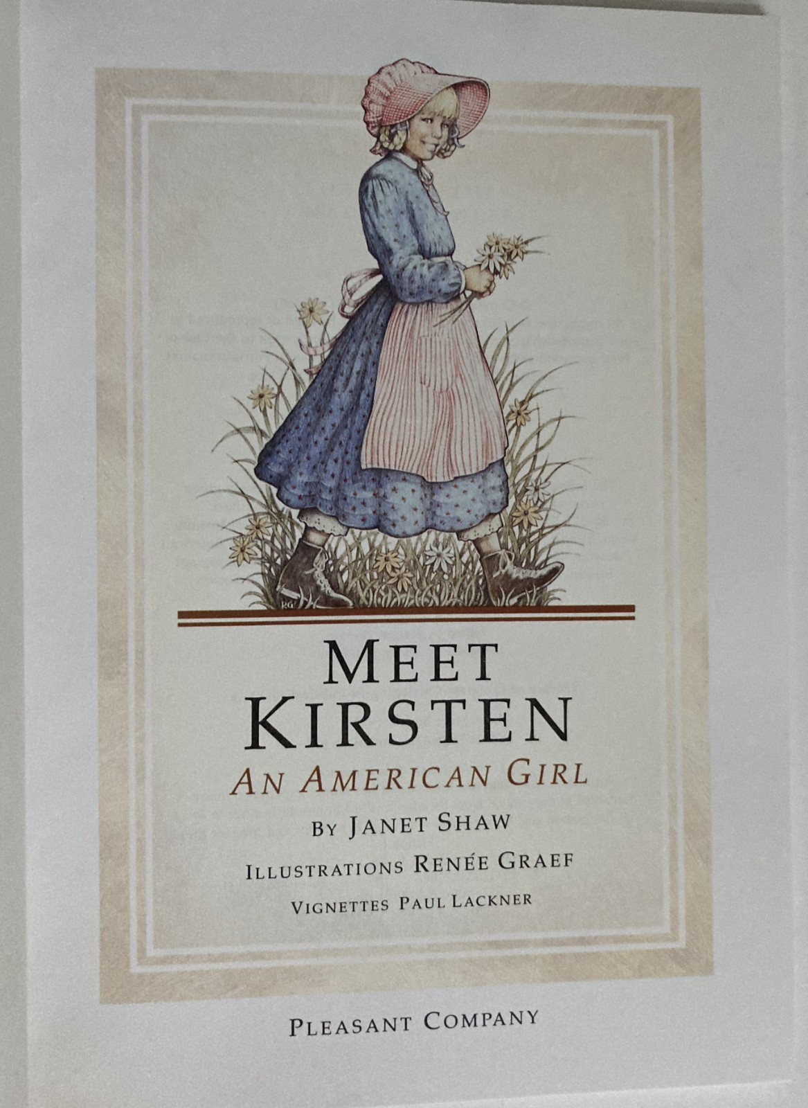 VTG Kirsten American Girl Series Box Set 1-6 Pleasant Co. Original 1st Ed 1980s